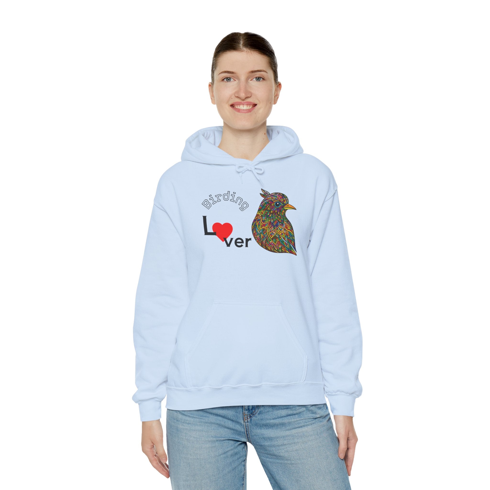 Colorful Bird Hoodie, Unisex Sweatshirt, Cozy Fashion, Nature Lover Gift, Fall Apparel, Eco-Friendly Clothing, Birding