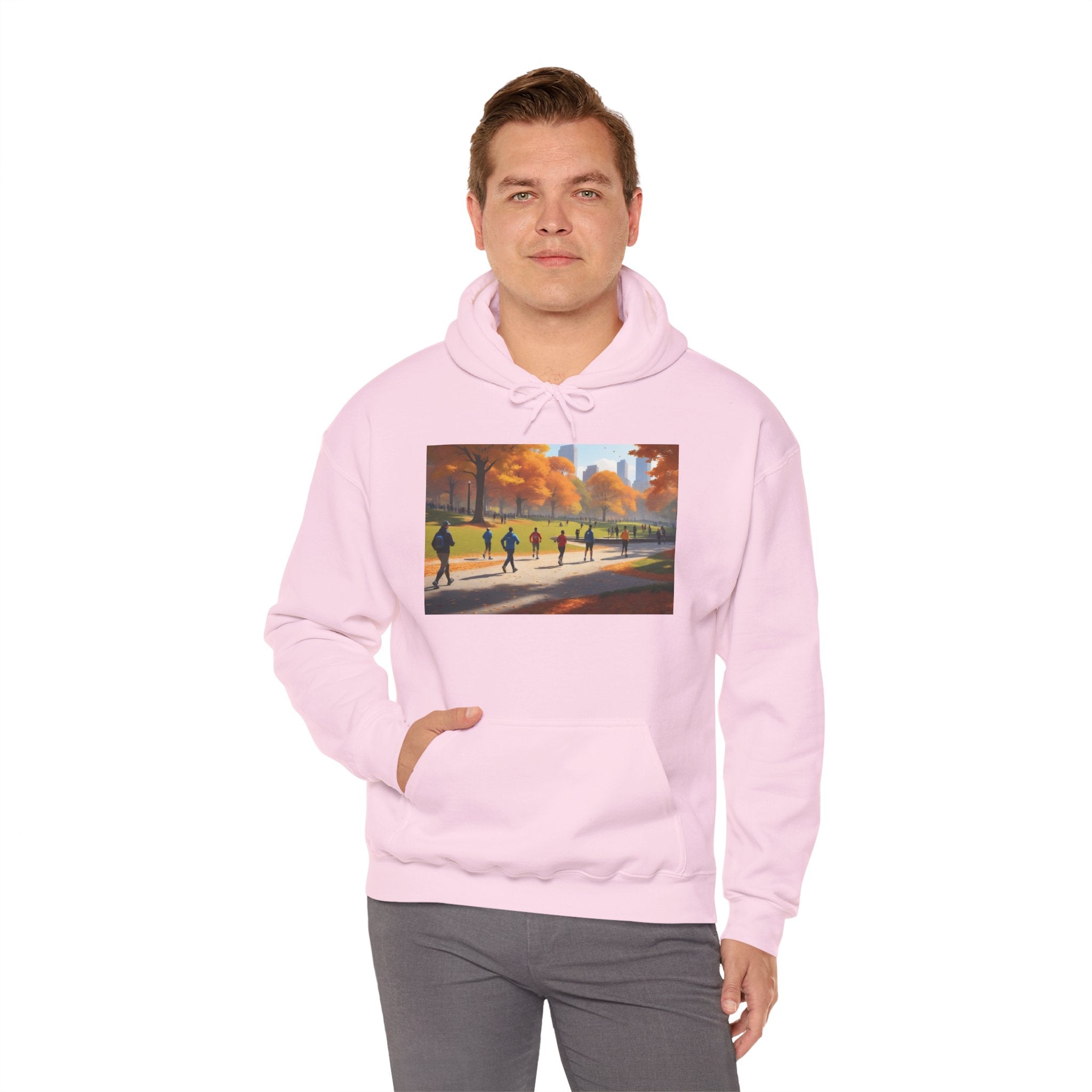 Autumn in Central Park Scene Hoodie