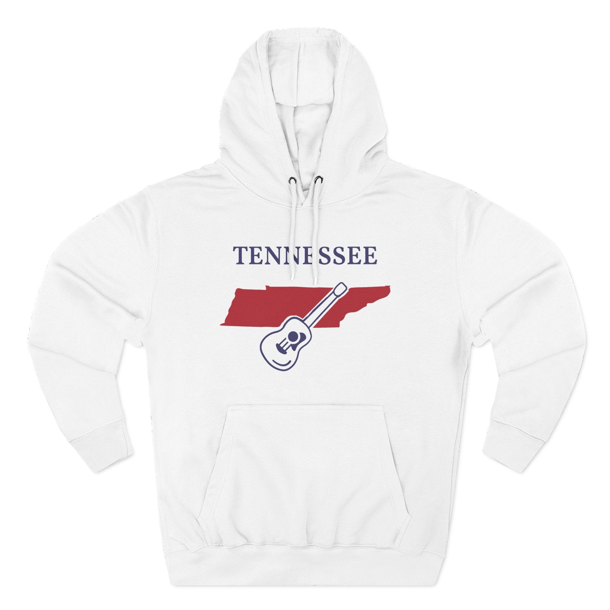 Tennessee Pride Unisex White Hoodie for Winter Glamour