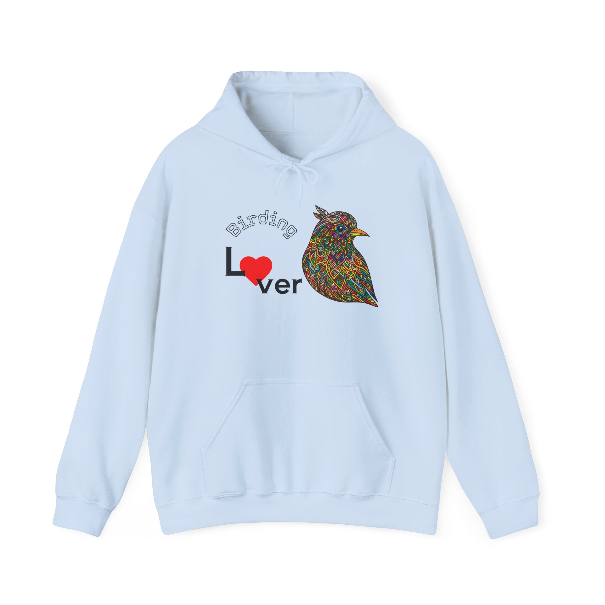 Colorful Bird Hoodie, Unisex Sweatshirt, Cozy Fashion, Nature Lover Gift, Fall Apparel, Eco-Friendly Clothing, Birding