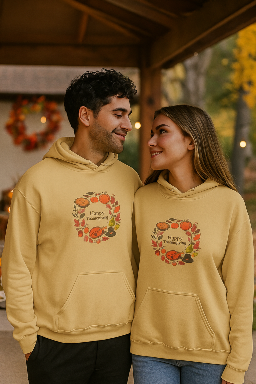 Thanksgiving Day Autumn Harvest Hoodie Sweatshirt, Cozy Fall Pullover, Eco-Friendly Fashion, Thanksgiving Gift, Seasonal Apparel, Unisex Comfort