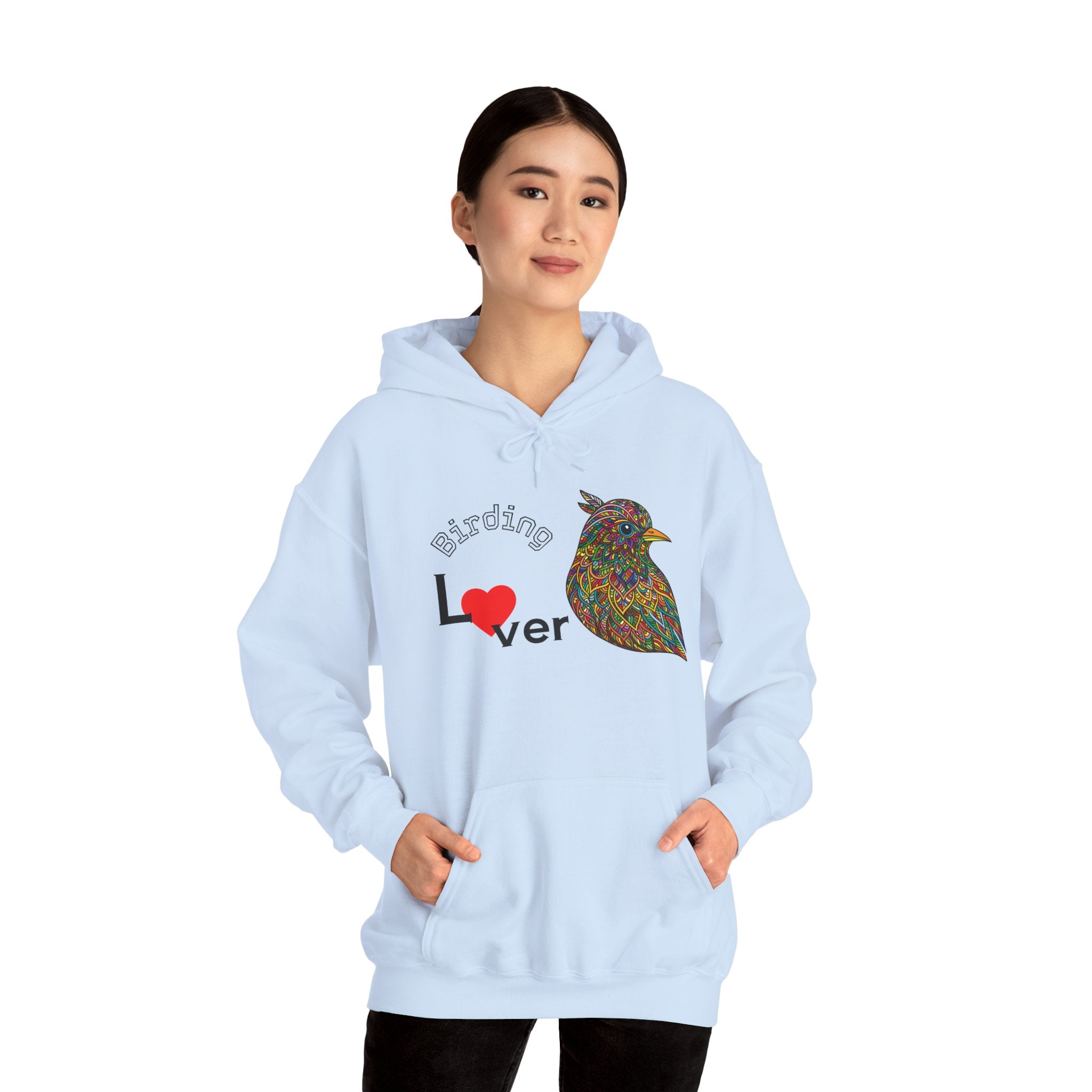 Colorful Bird Hoodie, Unisex Sweatshirt, Cozy Fashion, Nature Lover Gift, Fall Apparel, Eco-Friendly Clothing, Birding