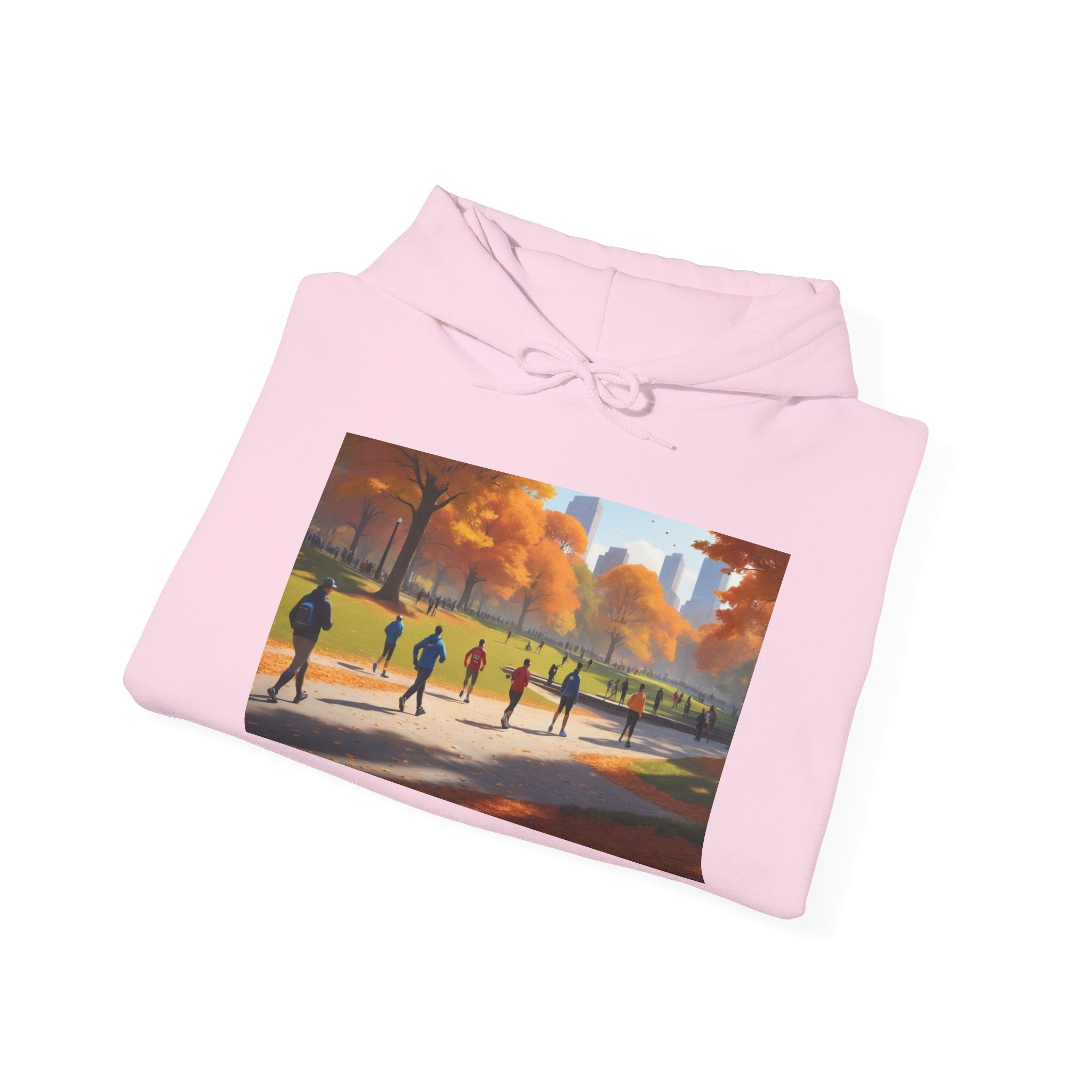 Autumn in Central Park Scene Hoodie