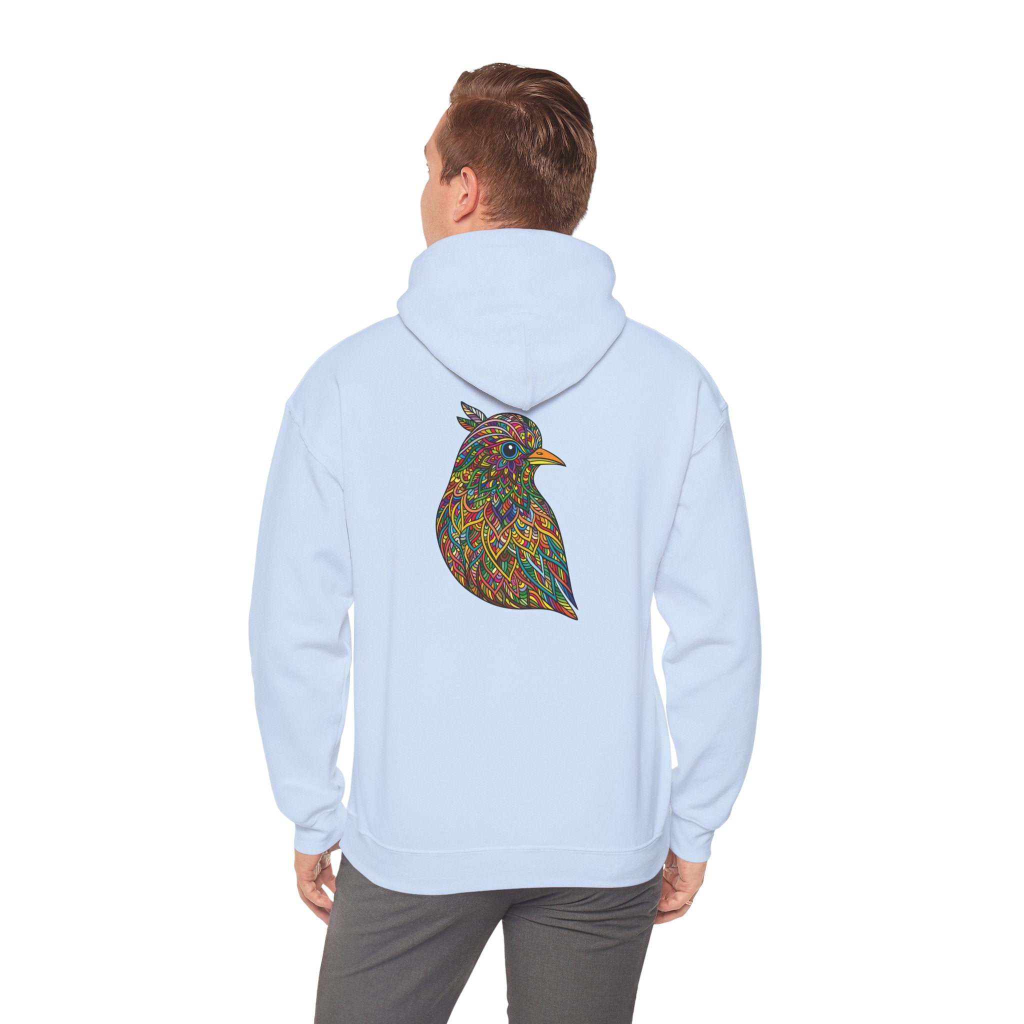 Colorful Bird Hoodie, Unisex Sweatshirt, Cozy Fashion, Nature Lover Gift, Fall Apparel, Eco-Friendly Clothing, Birding