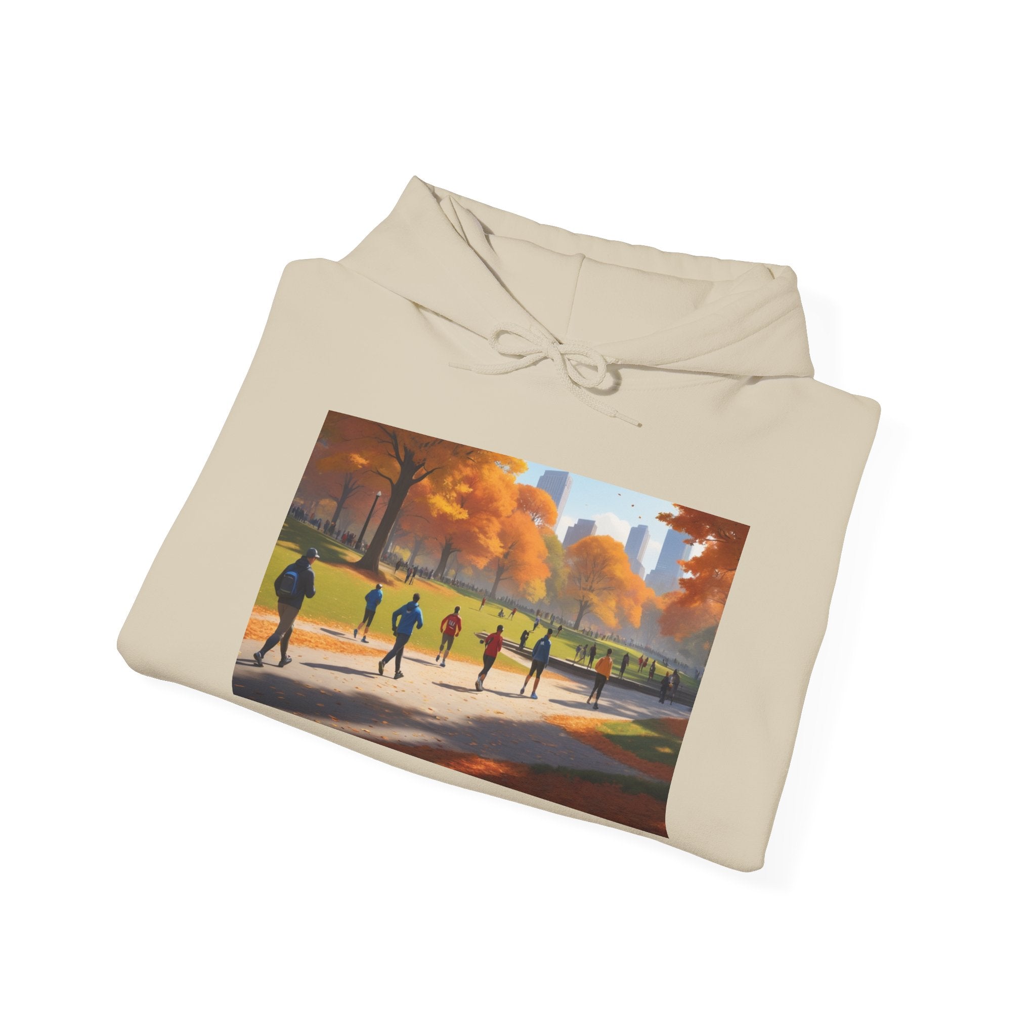 Autumn in Central Park Scene Hoodie