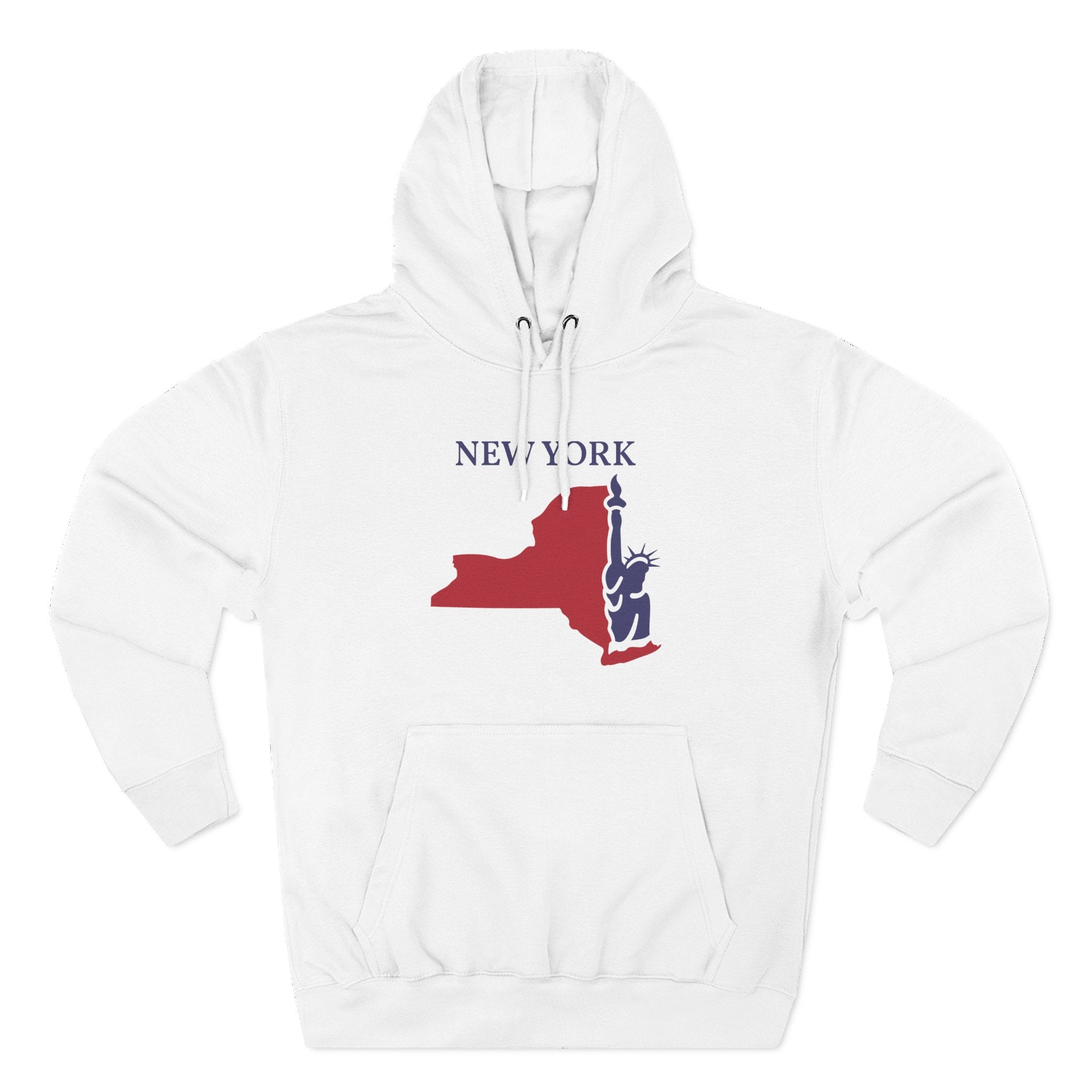 New York Pride Unisex White Hoodie for Winter Glamour