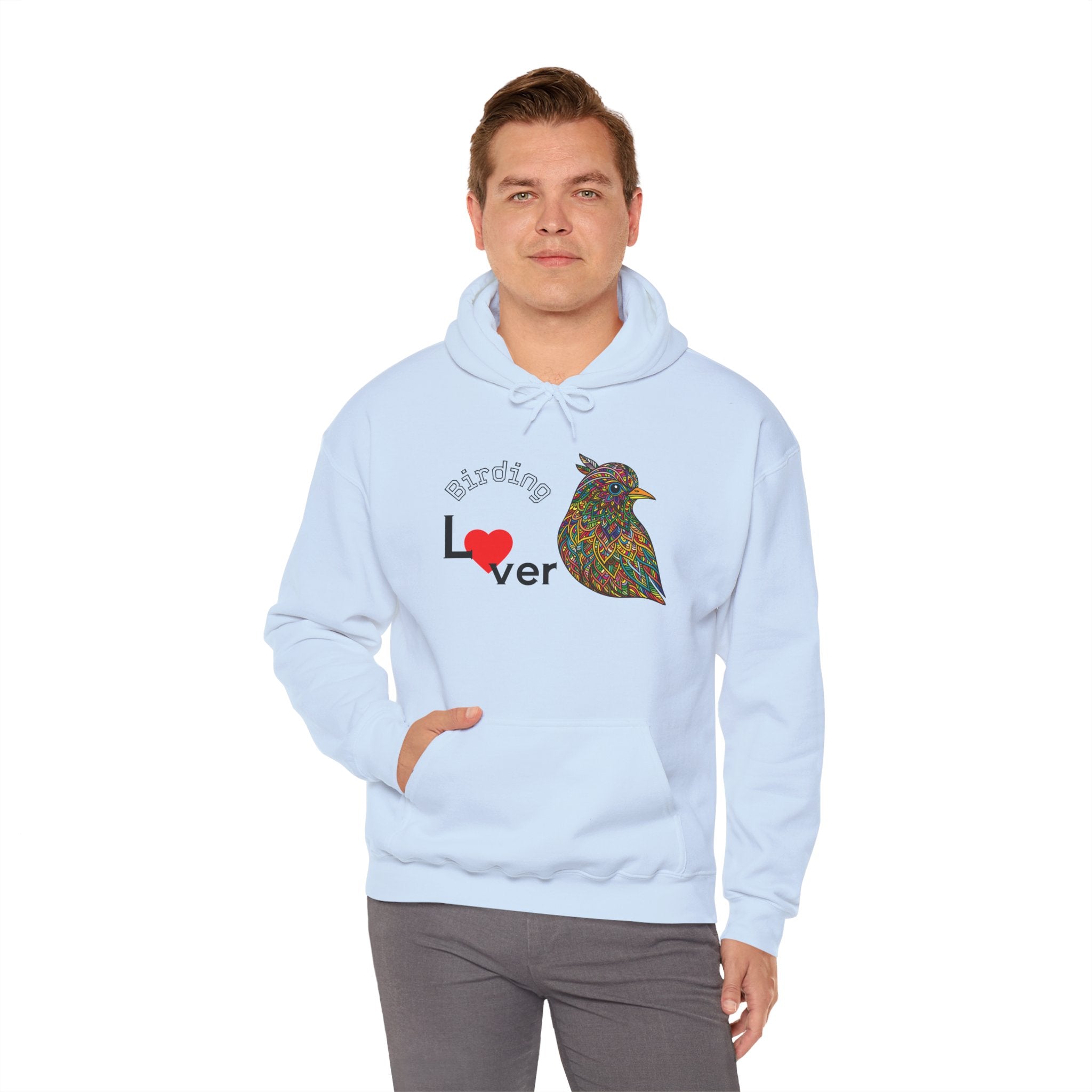 Colorful Bird Hoodie, Unisex Sweatshirt, Cozy Fashion, Nature Lover Gift, Fall Apparel, Eco-Friendly Clothing, Birding