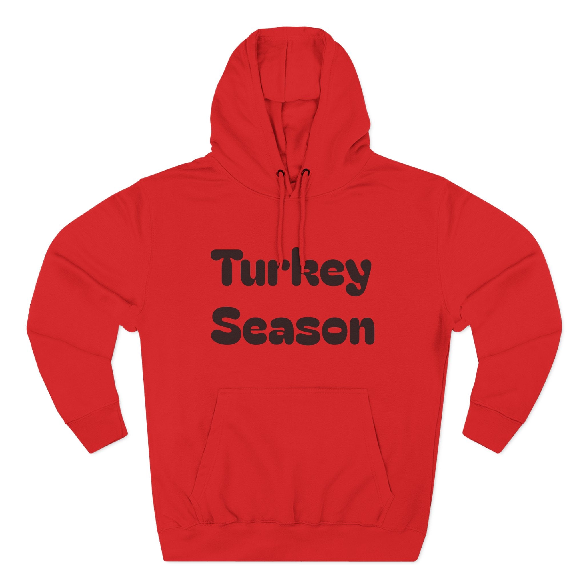 Thanksgiving Turkey Hoodie, Turkey on the defensive, Funny Fleece Sweatshirt, Fall Apparel, Holiday Gift, Autumn Fashion, Cozy Wear