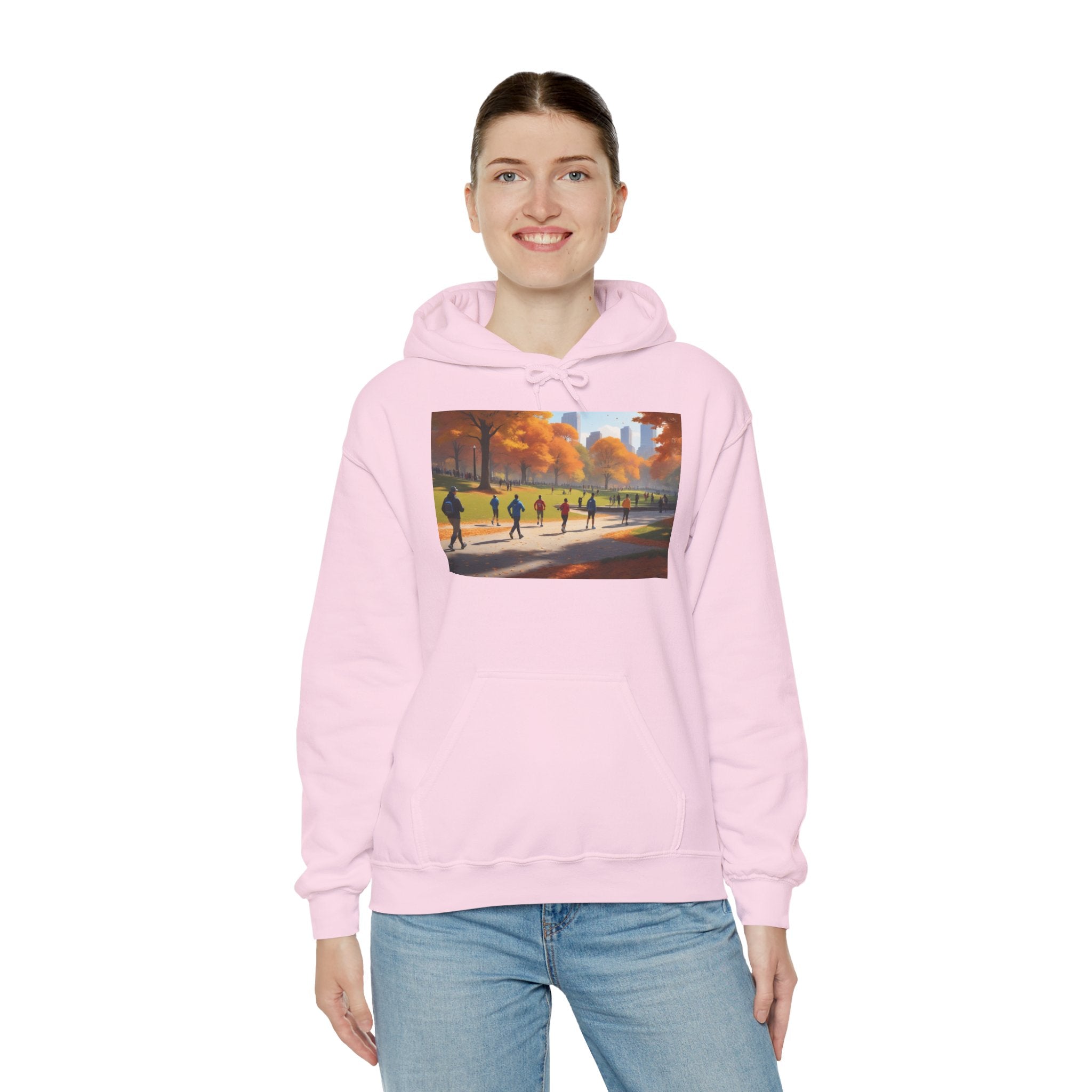 Autumn in Central Park Scene Hoodie