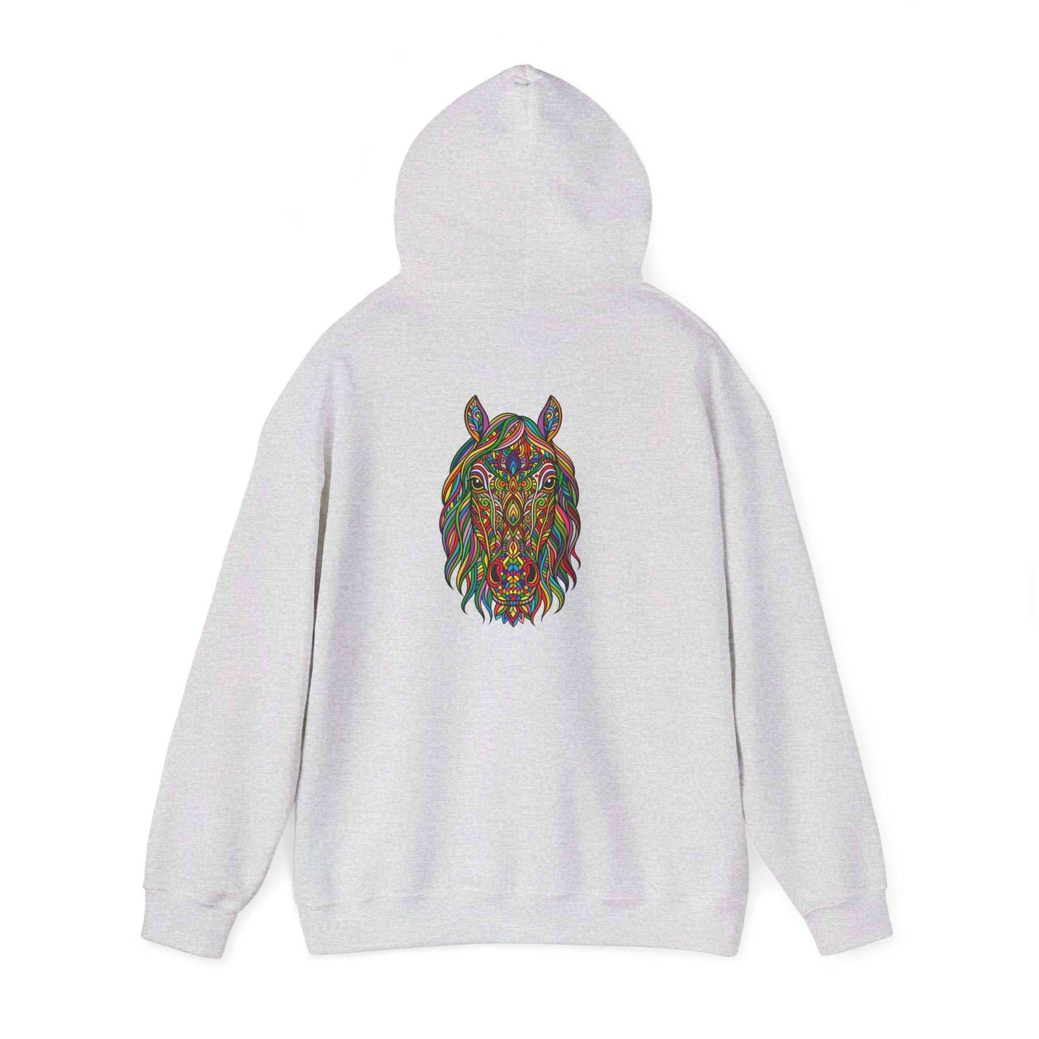 Colorful Horse Lover Hoodie, Unisex Sweatshirt, Cozy Fashion, Nature Lover Gift, Fall Apparel, Eco-Friendly Clothing, Horse lover