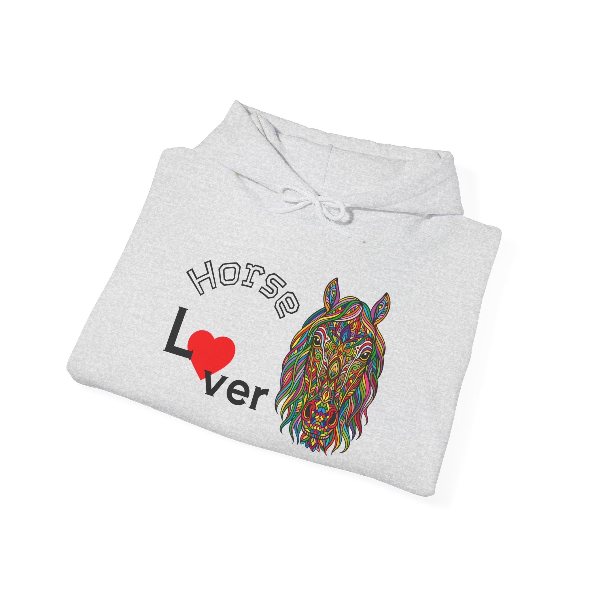 Colorful Horse Lover Hoodie, Unisex Sweatshirt, Cozy Fashion, Nature Lover Gift, Fall Apparel, Eco-Friendly Clothing, Horse lover