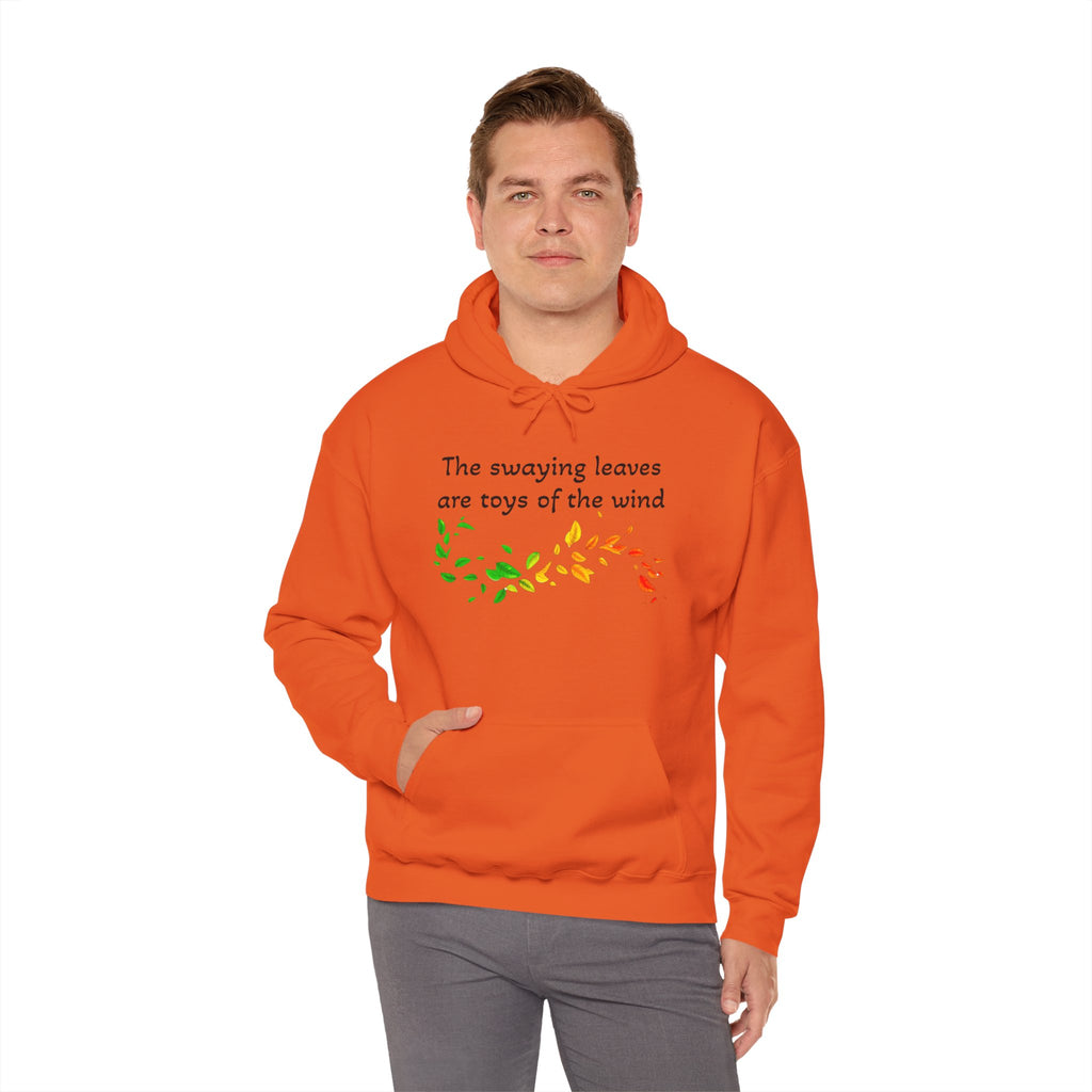 Autumn Leaves Hoodie, Cozy Fall Sweatshirt, Unisex Gift, Nature Lover Apparel, Seasonal Style, Festival Wear