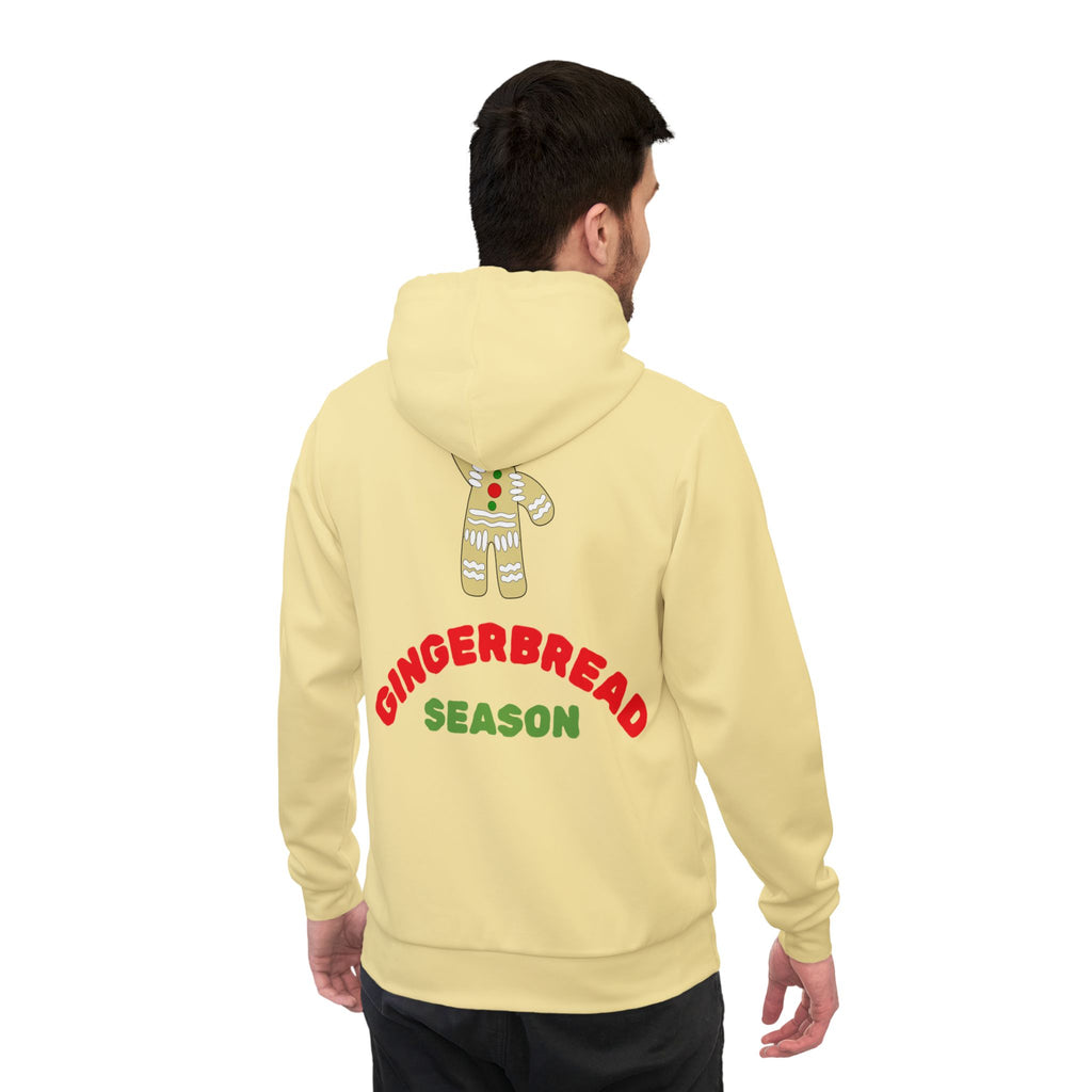 Gingerbread Season Hoodie — Festive Holiday Gingerbread Man Sweatshirt