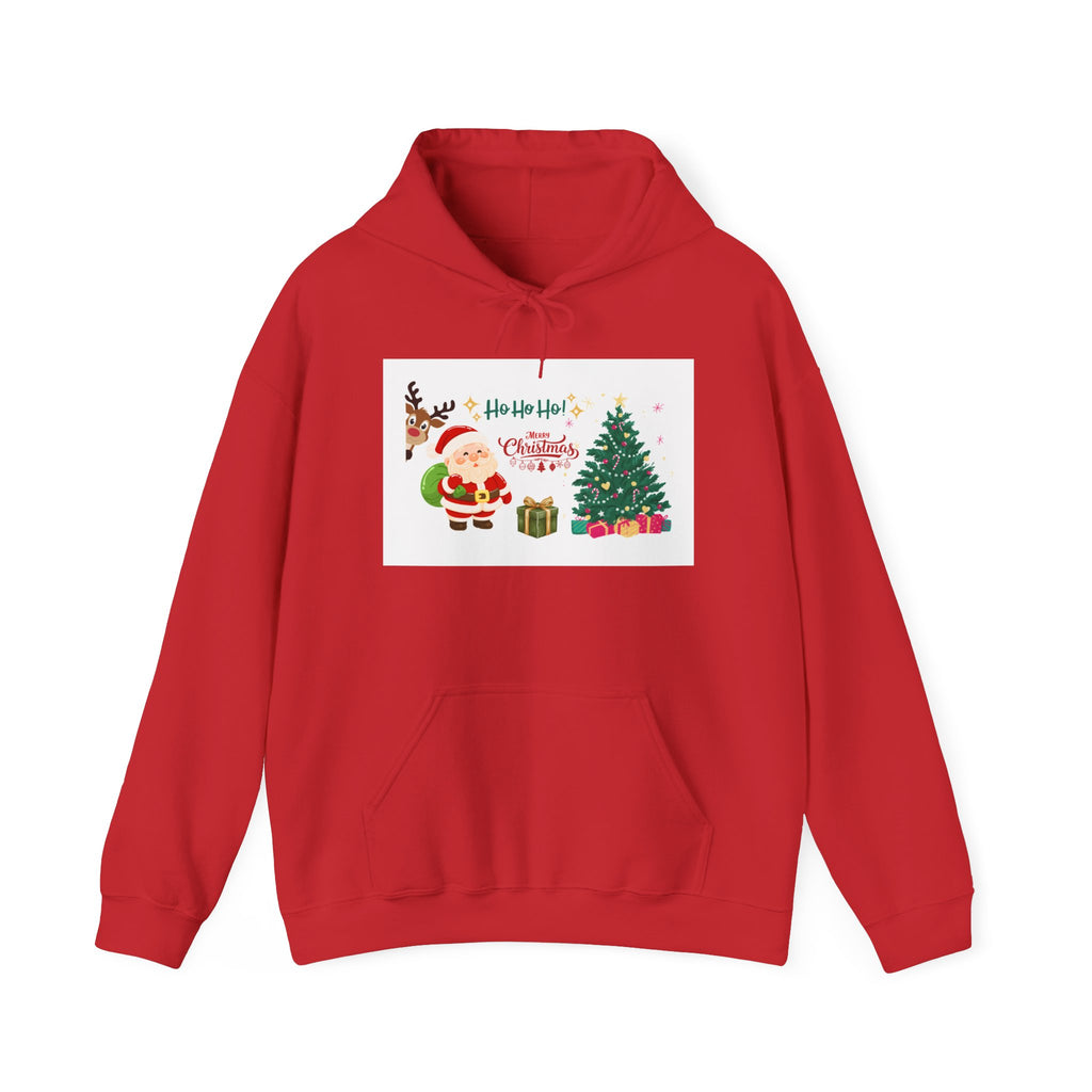 Festive Red Santa Hoodie for Christmas Celebrations