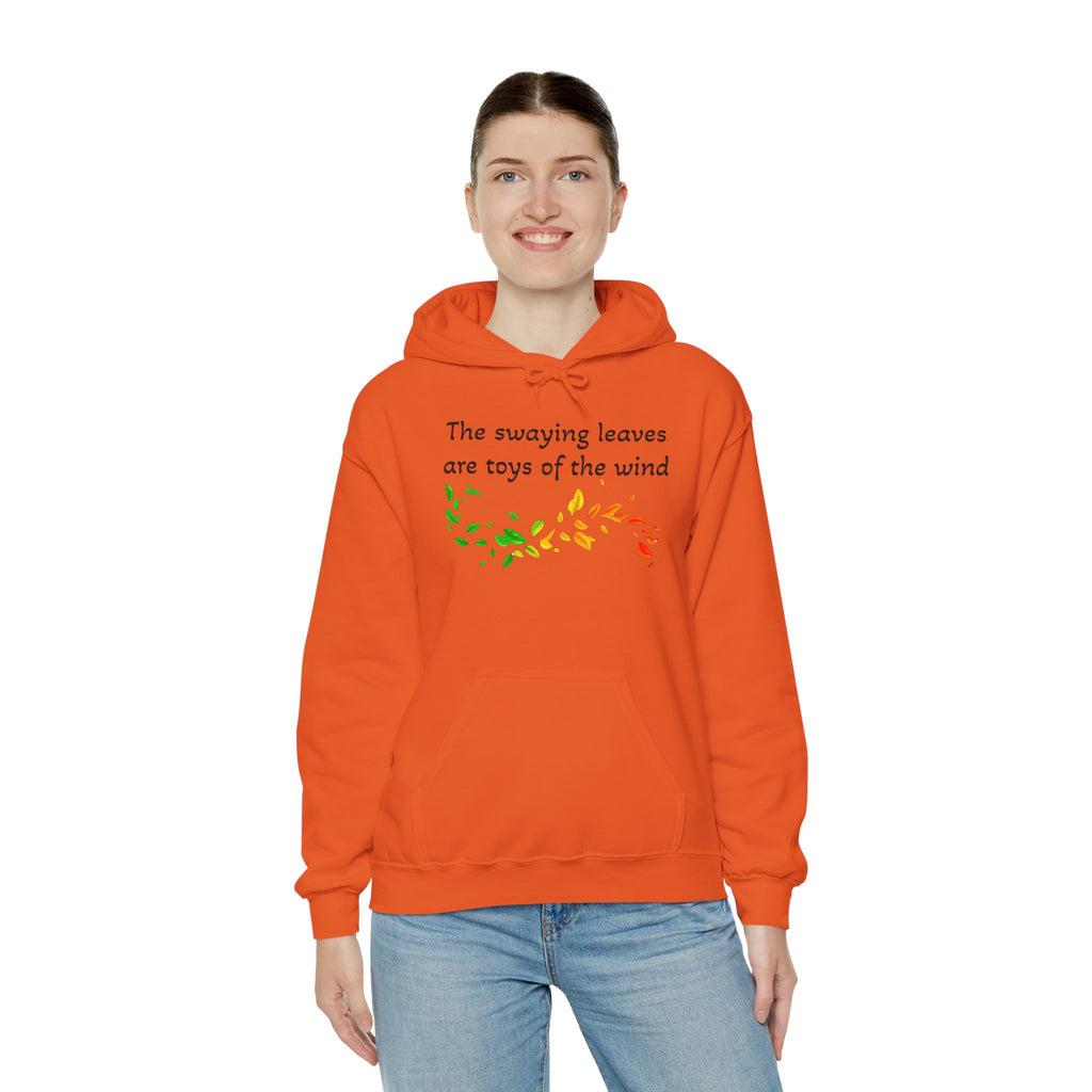 Autumn Leaves Hoodie, Cozy Fall Sweatshirt, Unisex Gift, Nature Lover Apparel, Seasonal Style, Festival Wear