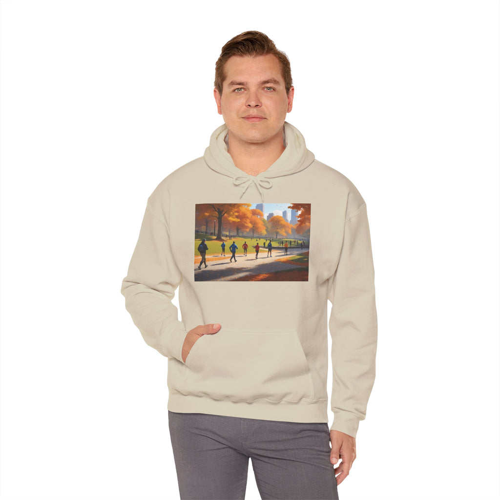 Autumn in Central Park Scene Hoodie