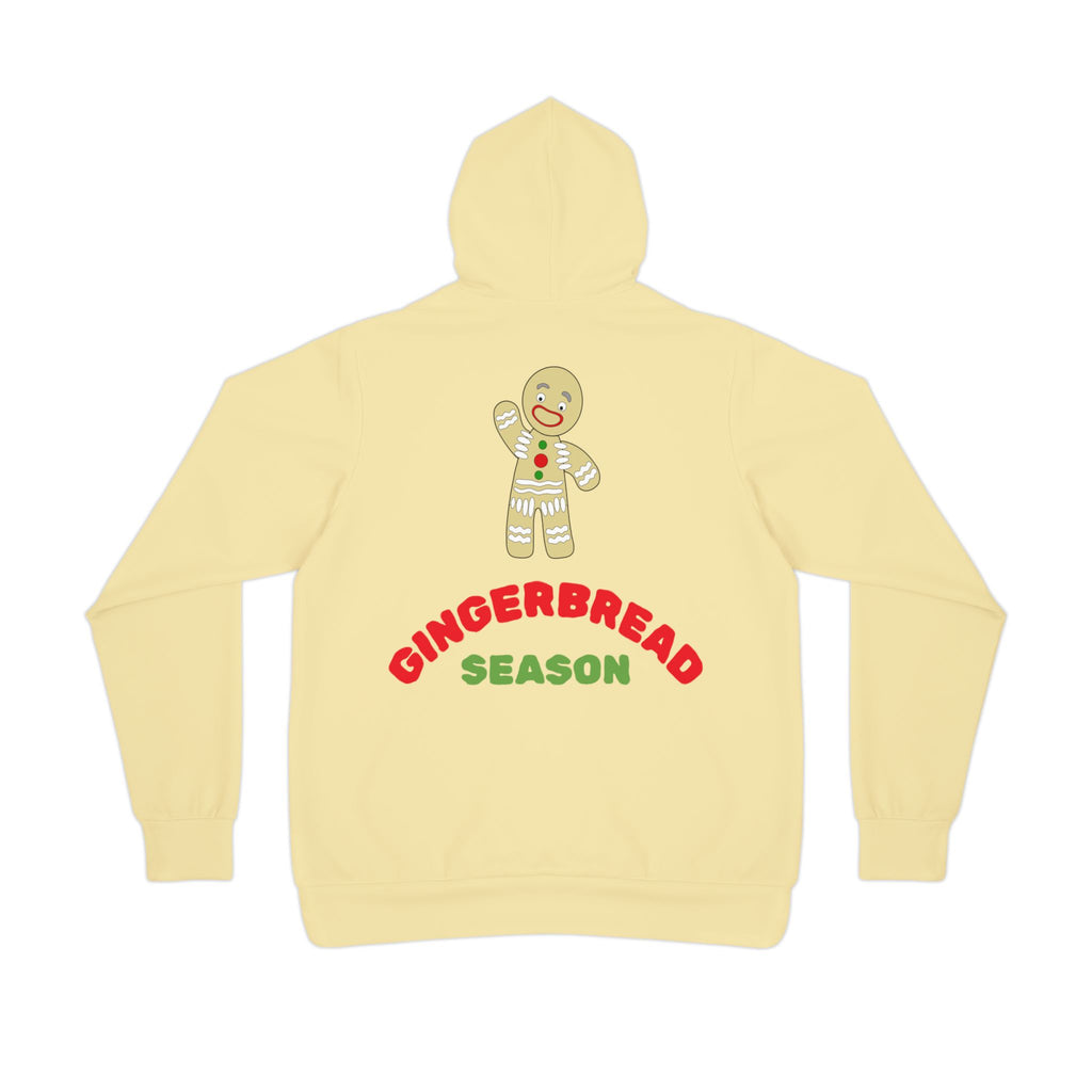 Gingerbread Season Hoodie — Festive Holiday Gingerbread Man Sweatshirt