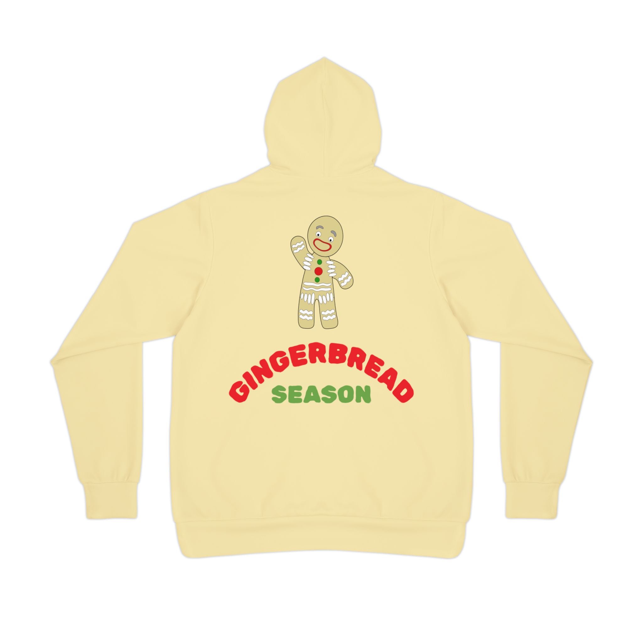 Gingerbread Season Hoodie — Festive Holiday Gingerbread Man Sweatshirt