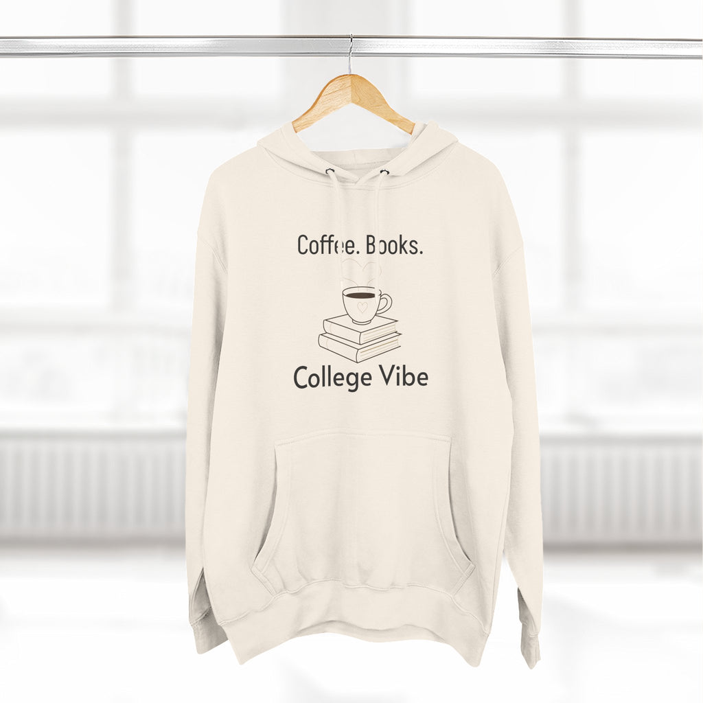 Coffee Vibe Fleece Hoodie - Cozy College Sweatshirt, Gift for Students, Perfect for Fall, Casual Wear, Chill Days