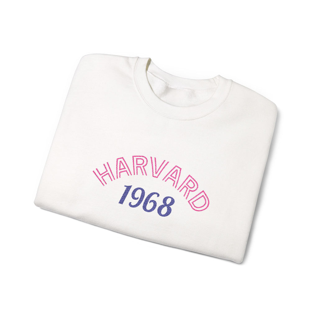 Harvard unisex crew neck hoodie to personalize with your year