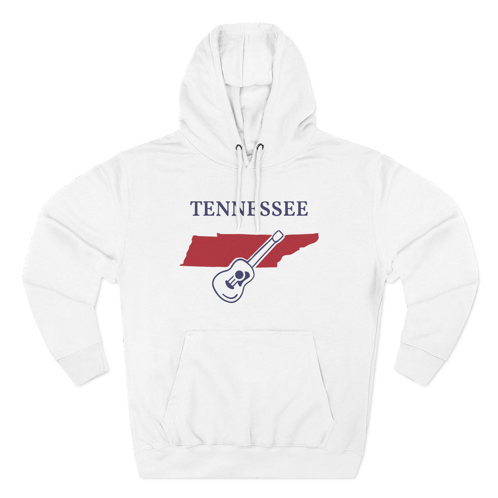 Tennessee Pride Unisex White Hoodie for Winter Glamour