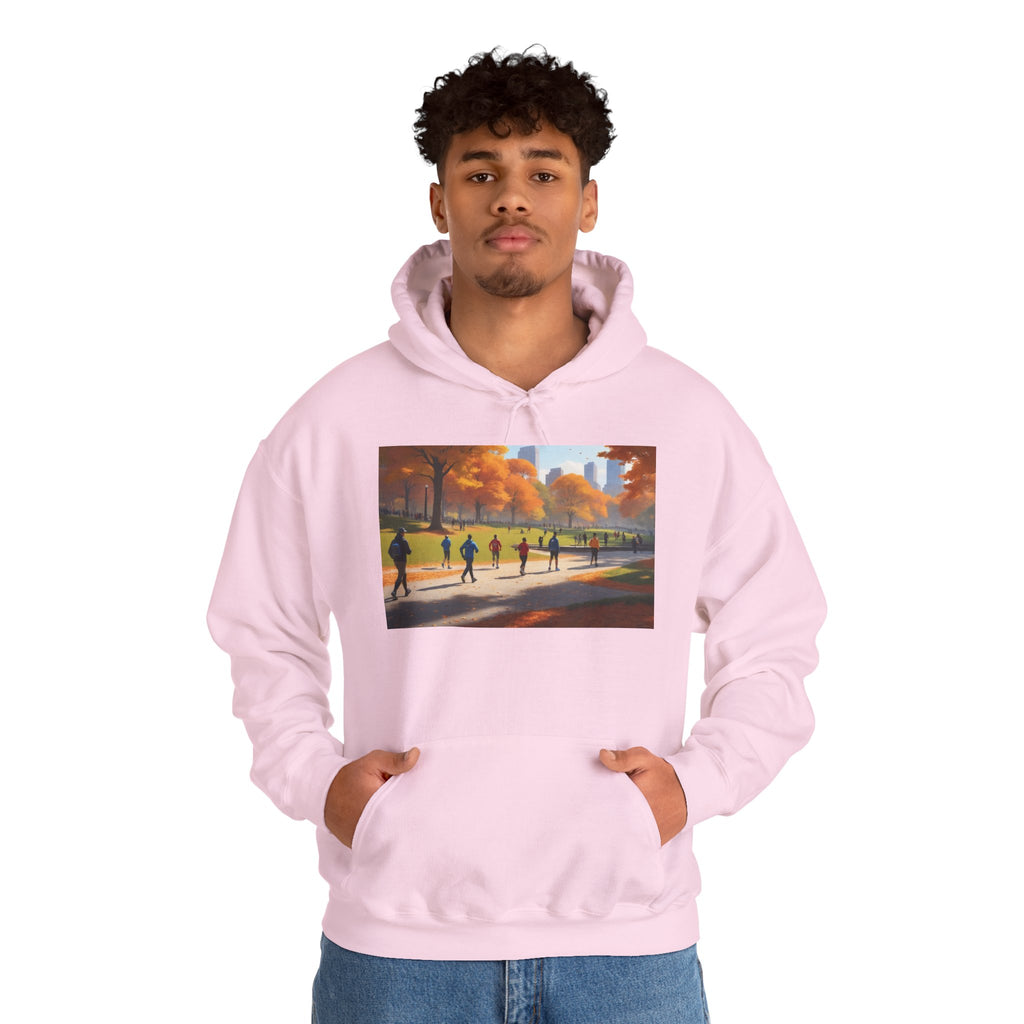 Autumn in Central Park Scene Hoodie