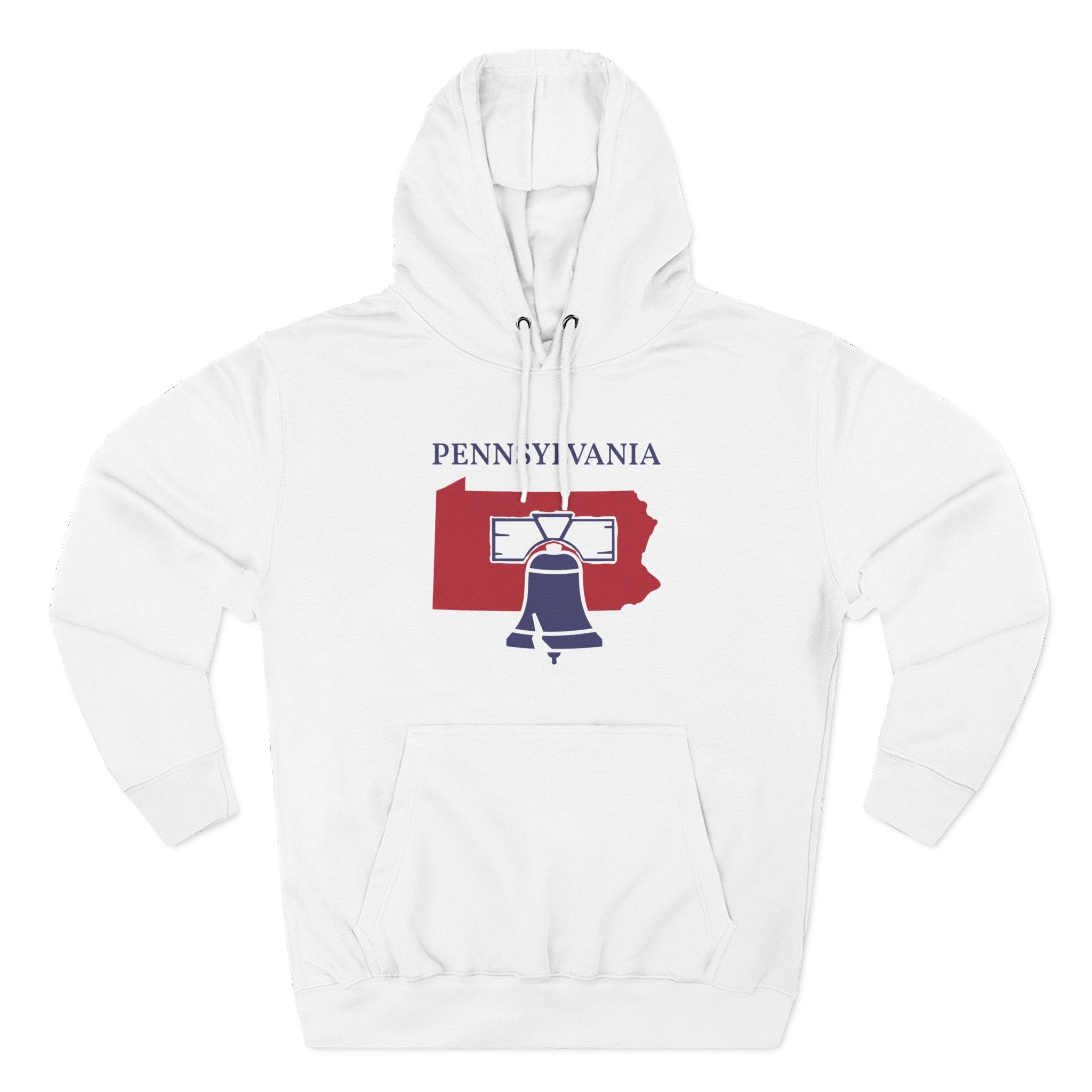 Pennsylvania Pride Unisex White Hoodie for Winter Glamour