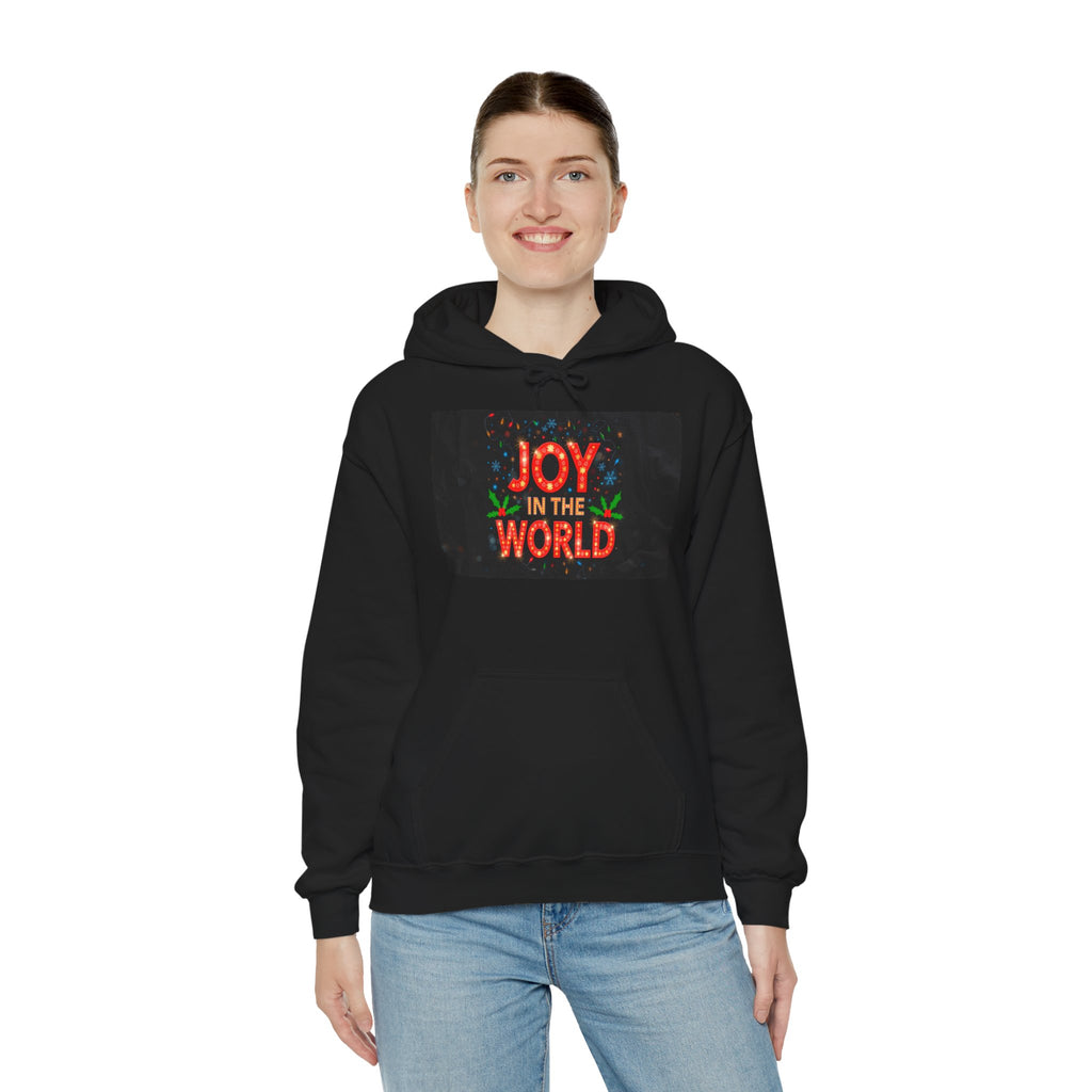 “JOY IN THE WORLD” Christmas Hoodie – Special Couples Edition Version A
