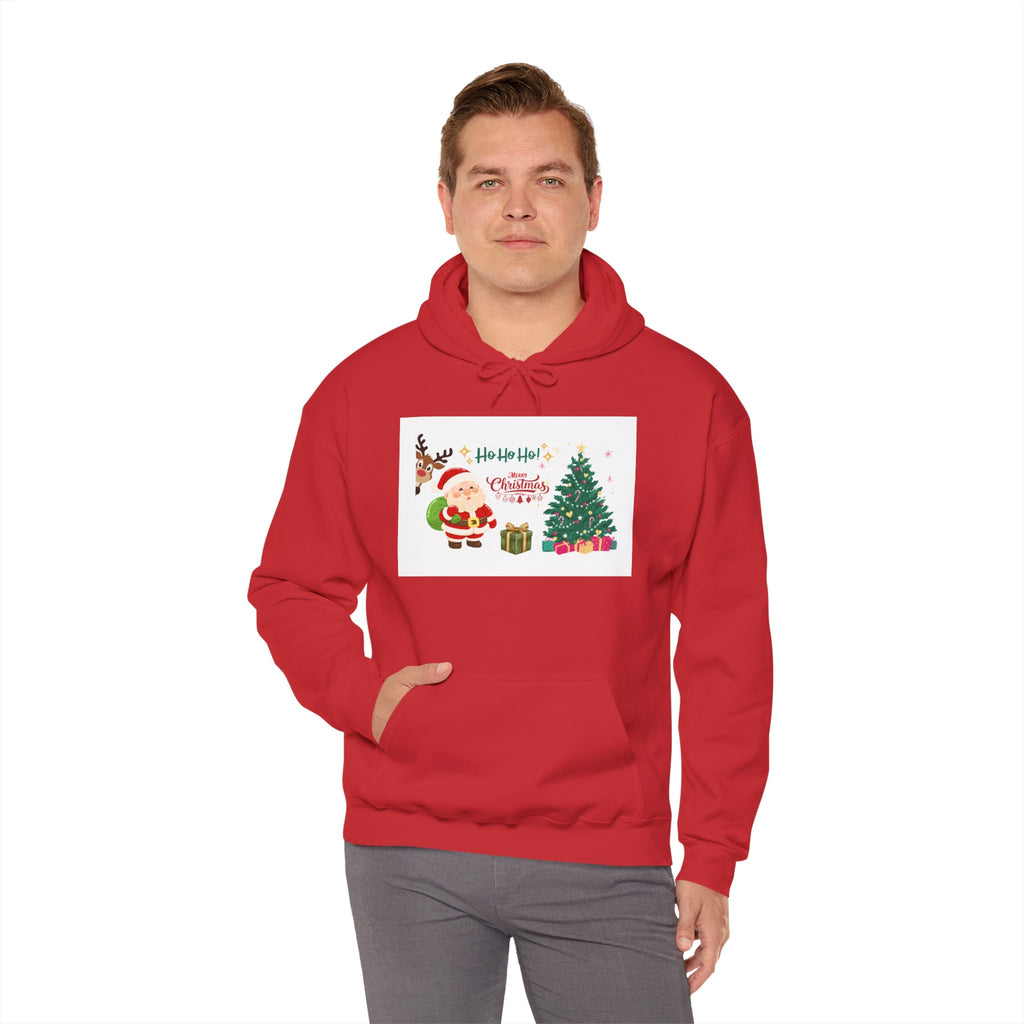 Festive Red Santa Hoodie for Christmas Celebrations