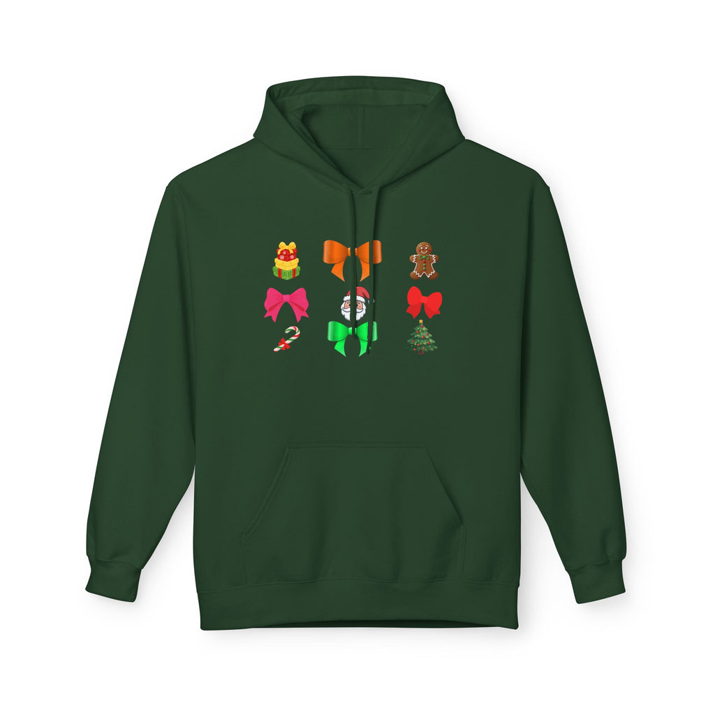 Christmas Icons Hoodie – Festive Gifts, Gingerbread & Ornaments Pullover