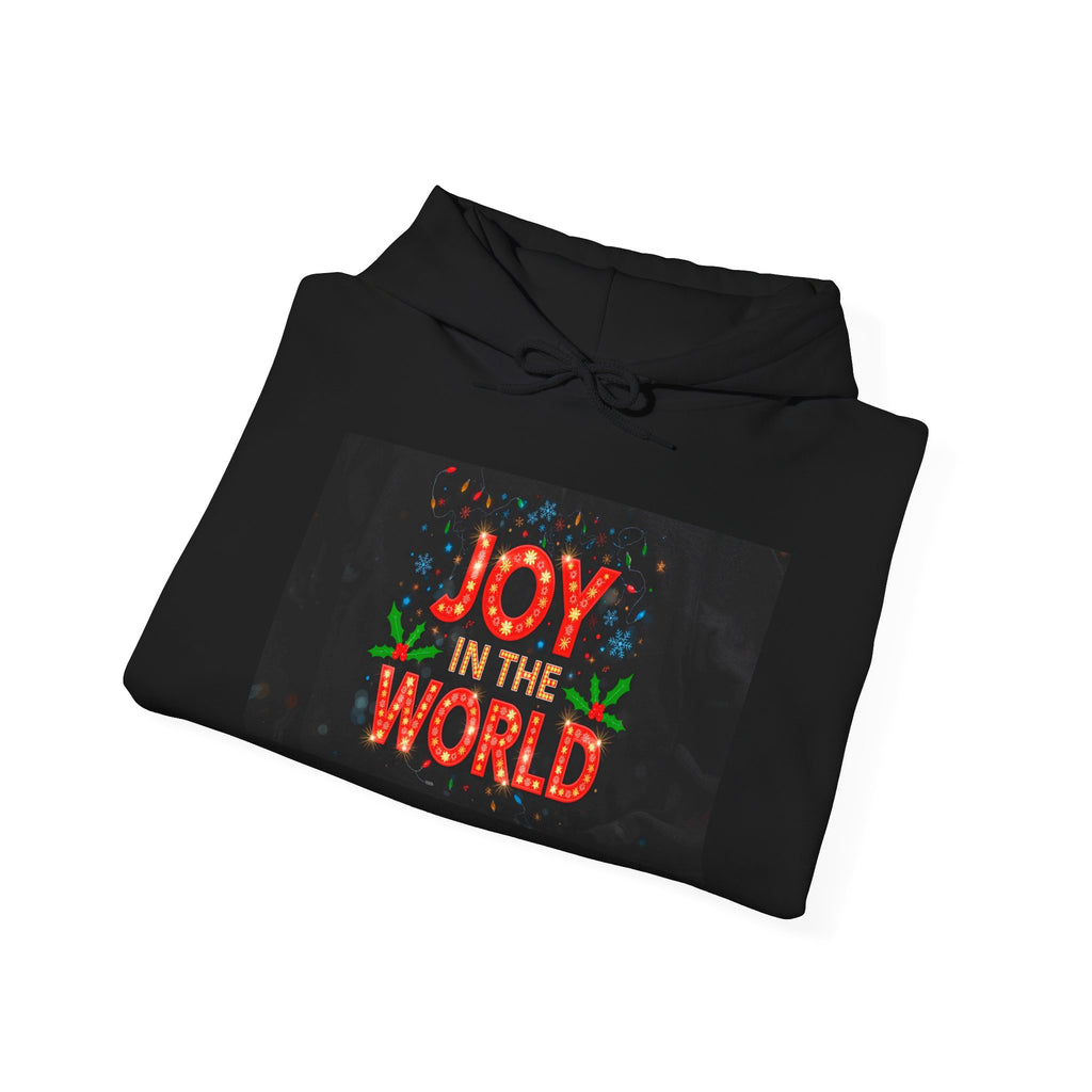 “JOY IN THE WORLD” Christmas Hoodie – Special Couples Edition Version A