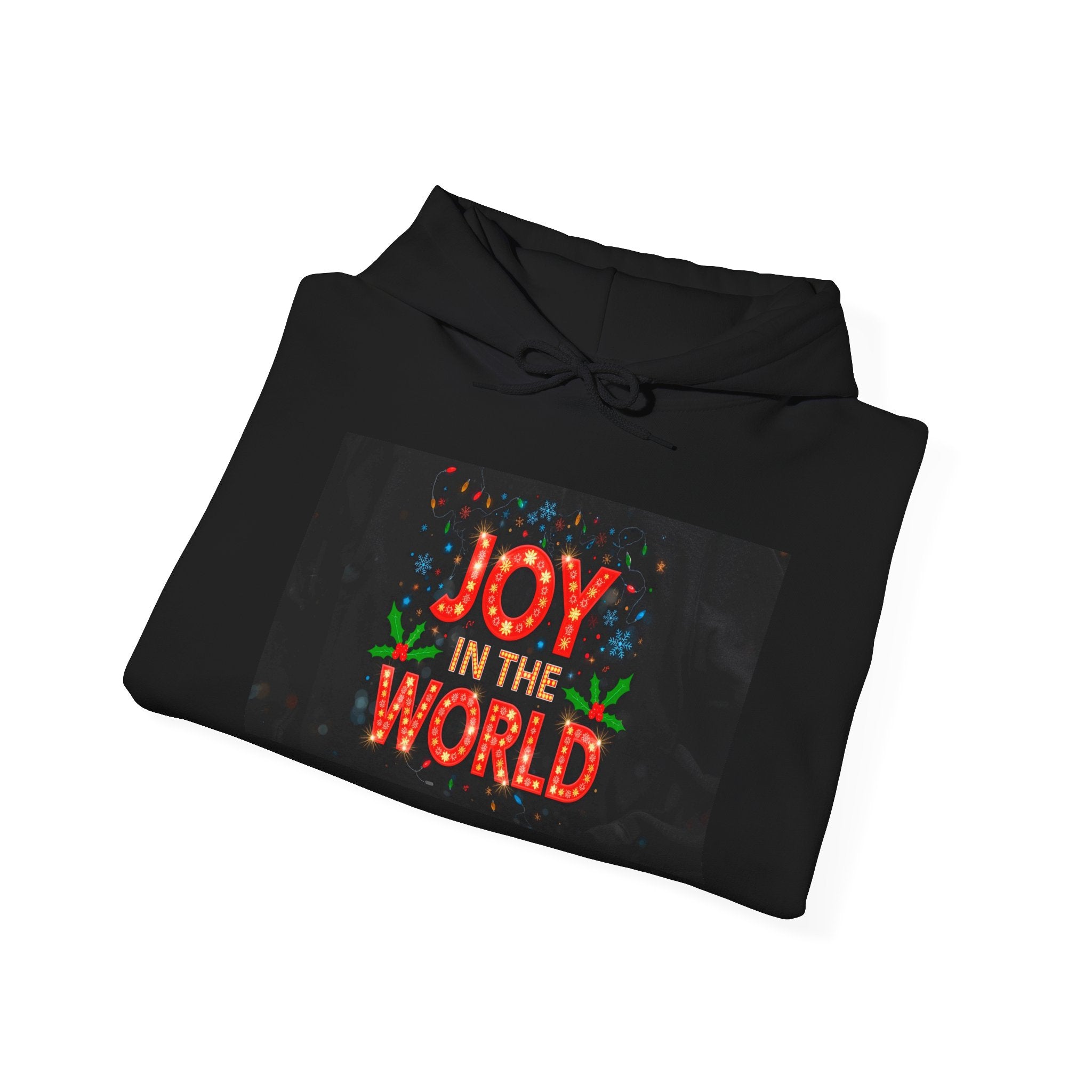 “JOY IN THE WORLD” Christmas Hoodie – Special Couples Edition Version A