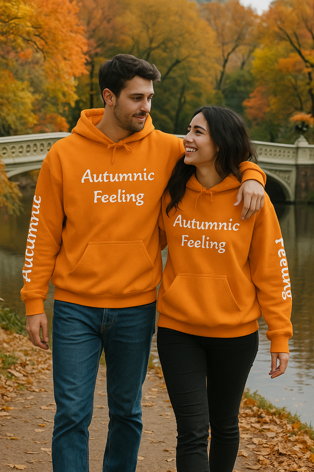 Autumnic Vibe Hoodie | Cozy Unisex Sweatshirt for Fall | Perfect for Harvest Festivals, Thanksgiving, Casual Outings, Bonfire Nights