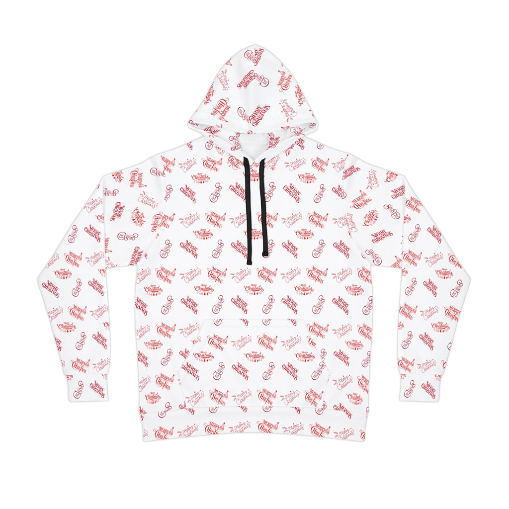Merry Christmas Couples Hoodie - All-Over Print Cozy Pullover