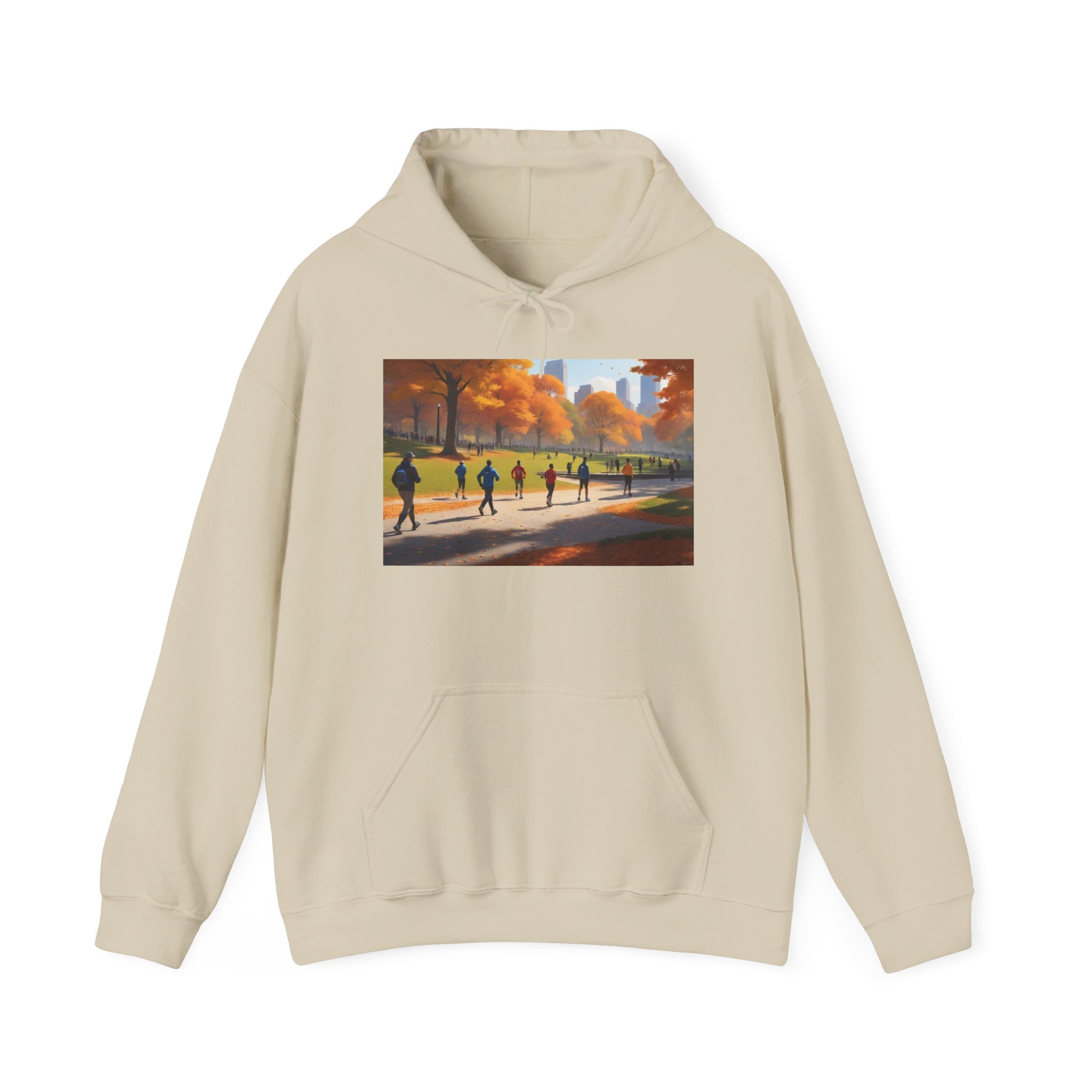 Autumn in Central Park Scene Hoodie
