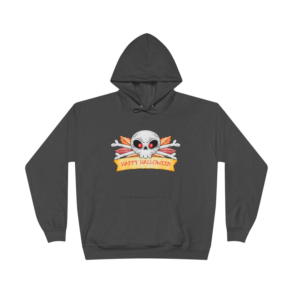 Halloween Skull Hoodie, Cozy Eco-Friendly Sweater, Halloween Costume Sweatshirt, Fall Wardrobe Essential, Spooky Season Apparel, [...]