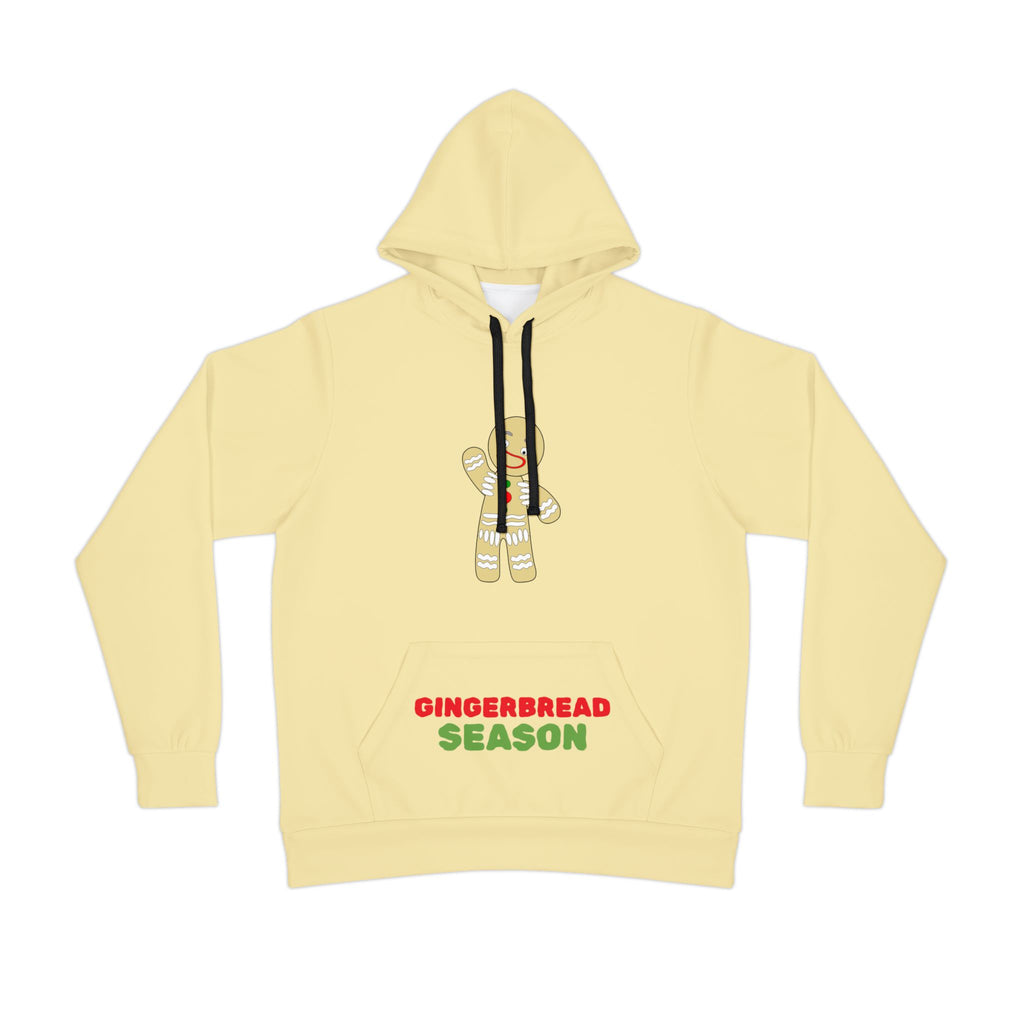 Gingerbread Season Hoodie — Festive Holiday Gingerbread Man Sweatshirt