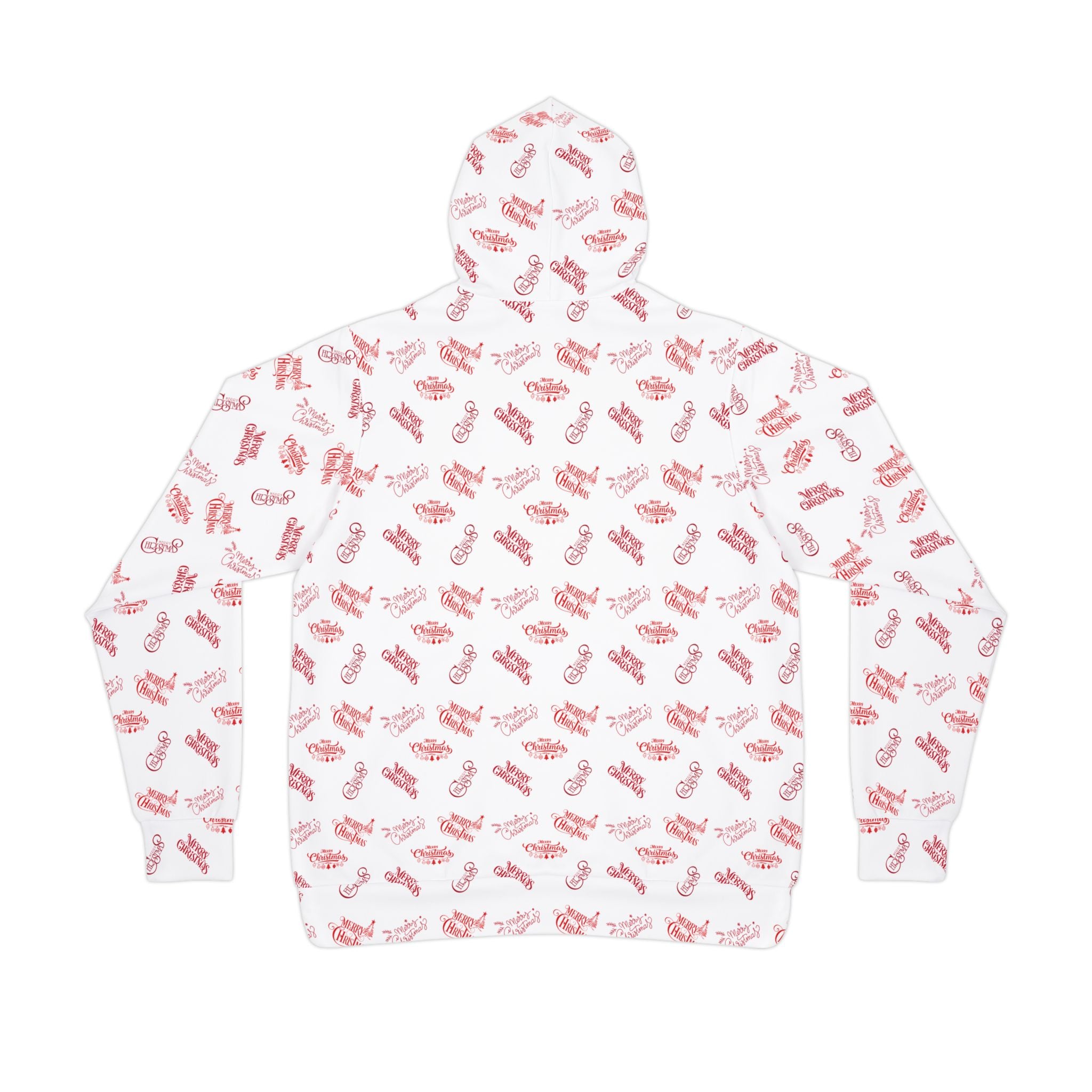 Merry Christmas Couples Hoodie - All-Over Print Cozy Pullover