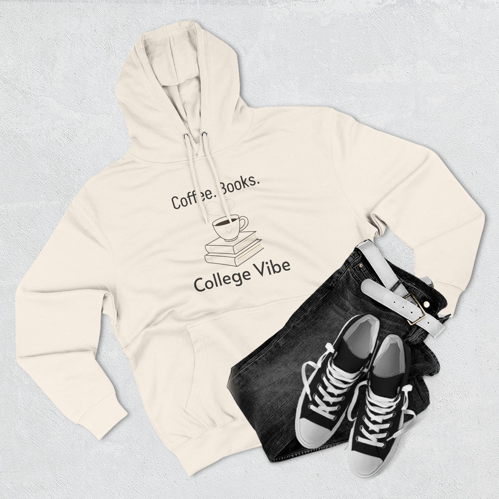 Coffee Vibe Fleece Hoodie - Cozy College Sweatshirt, Gift for Students, Perfect for Fall, Casual Wear, Chill Days
