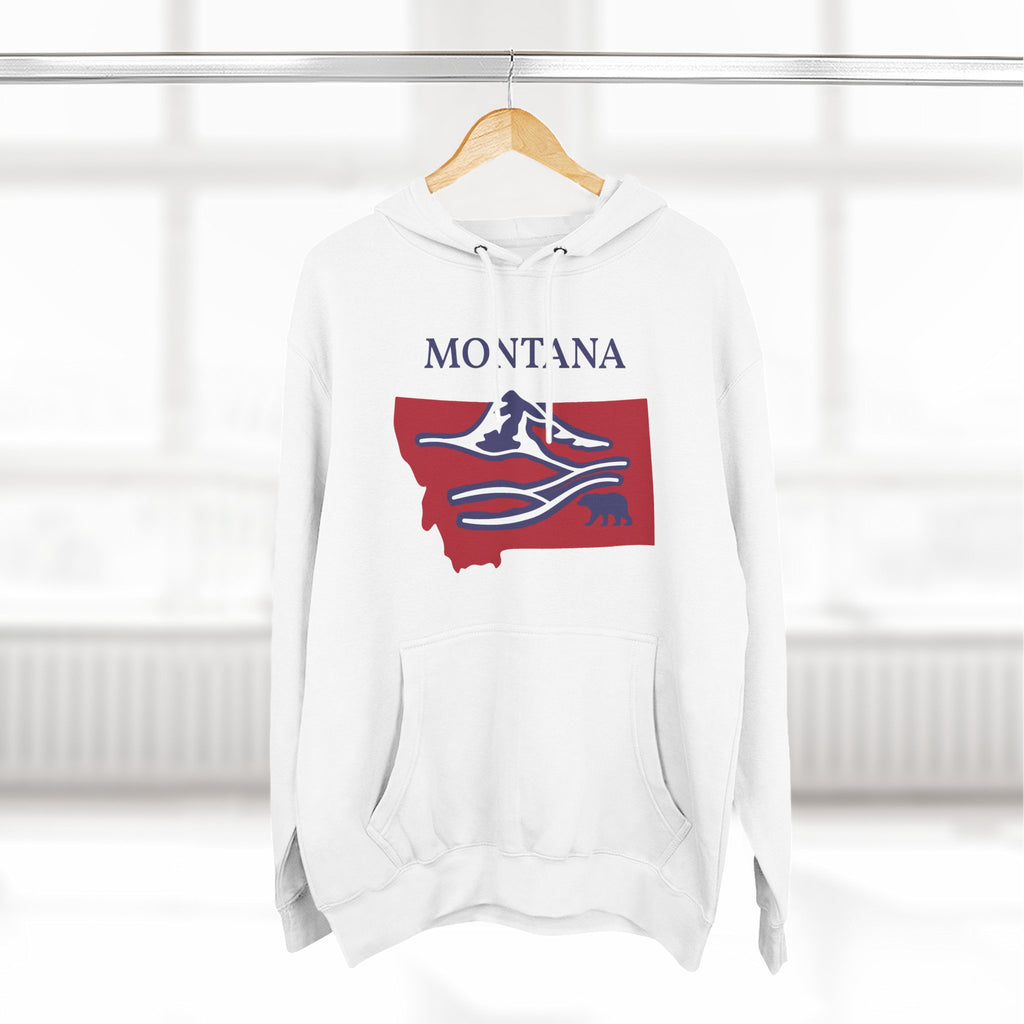 Montana Pride Unisex White Hoodie for Winter Glamour