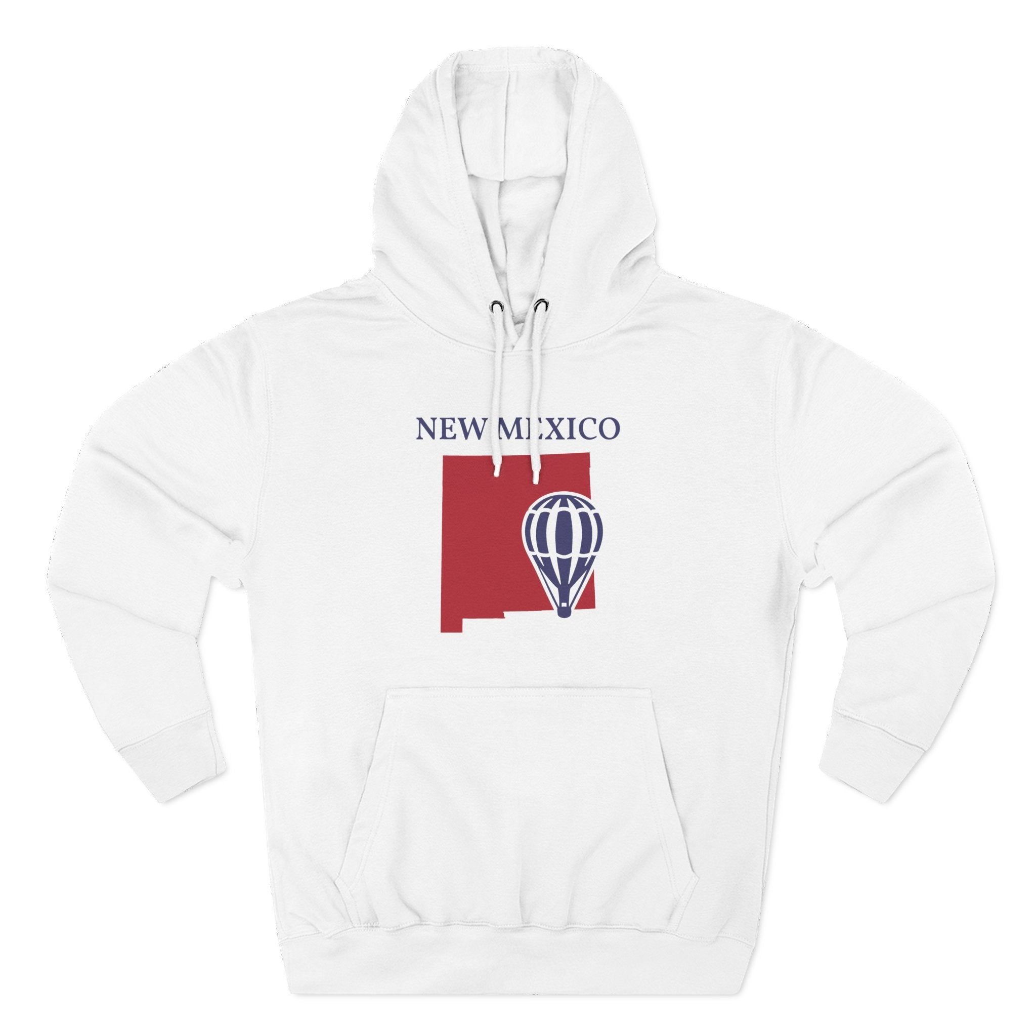 New Mexico Pride Unisex White Hoodie for Winter Glamour