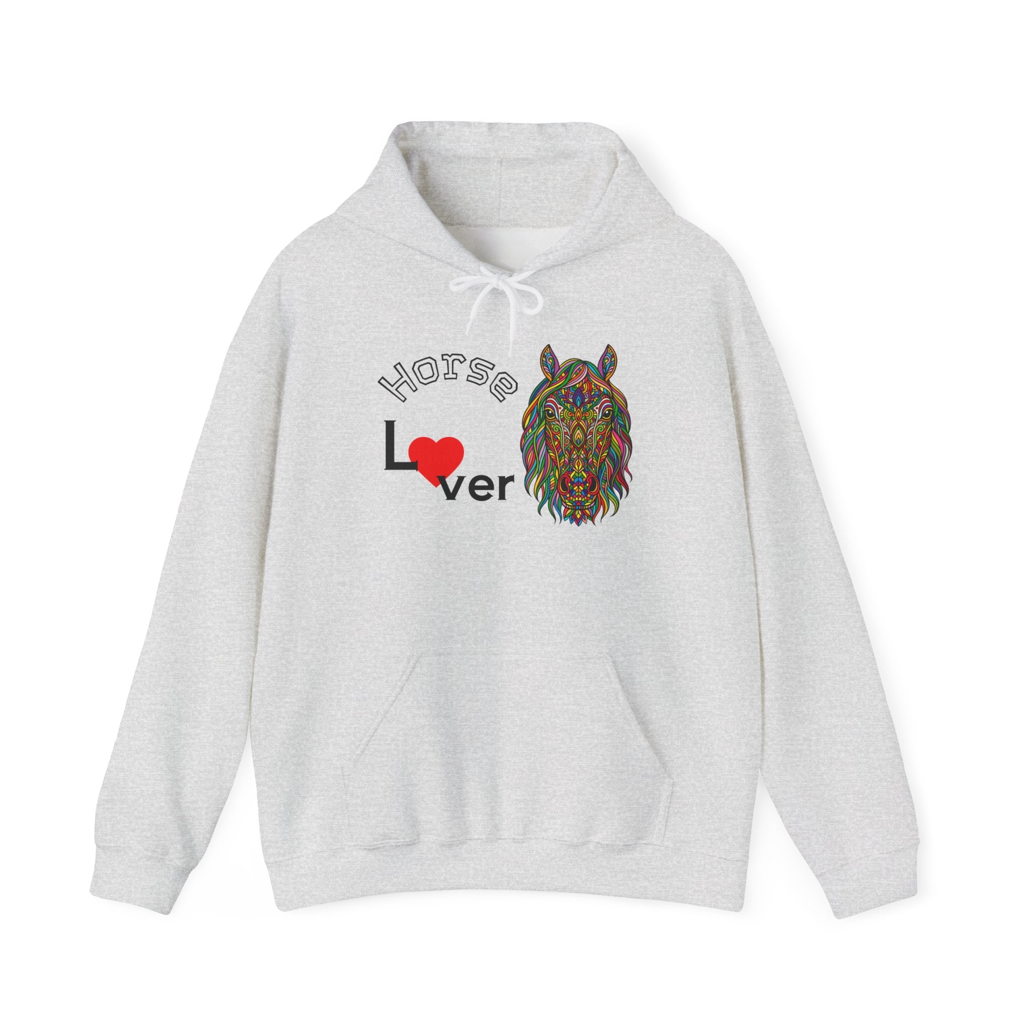 Colorful Horse Lover Hoodie, Unisex Sweatshirt, Cozy Fashion, Nature Lover Gift, Fall Apparel, Eco-Friendly Clothing, Horse lover