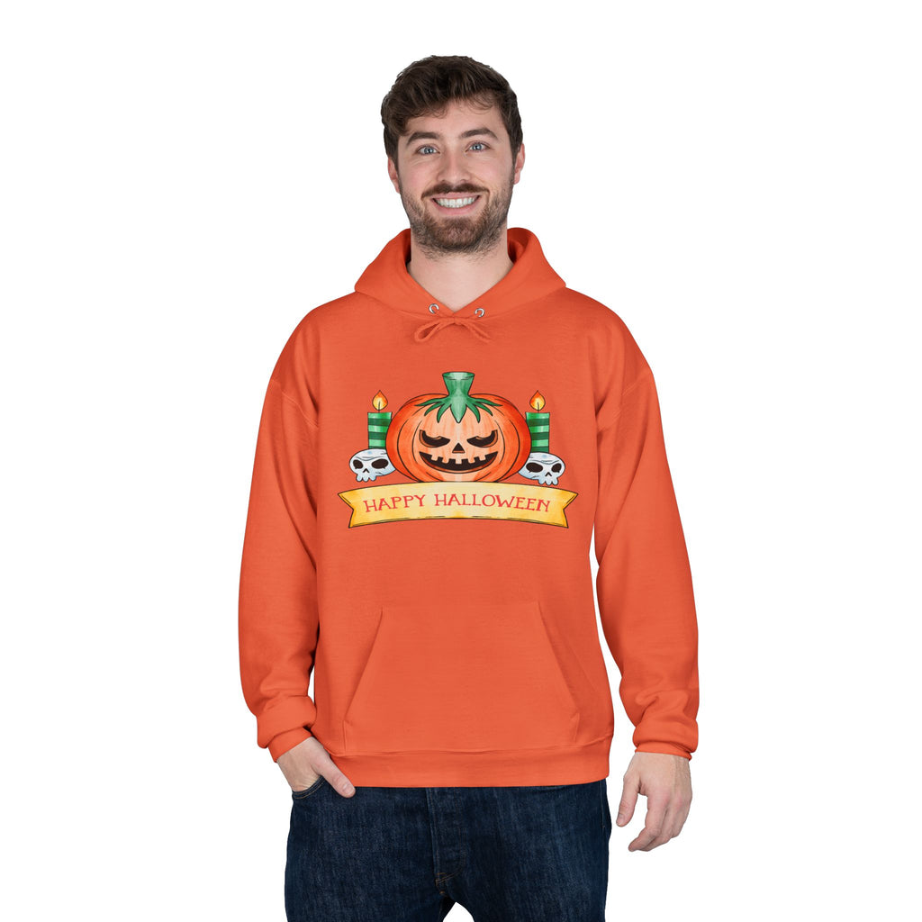Halloween Pumpkin Hoodie, Cozy Eco-Friendly Sweater, Halloween Costume Sweatshirt, Fall Wardrobe Essential, Spooky Season Apparel, [...]