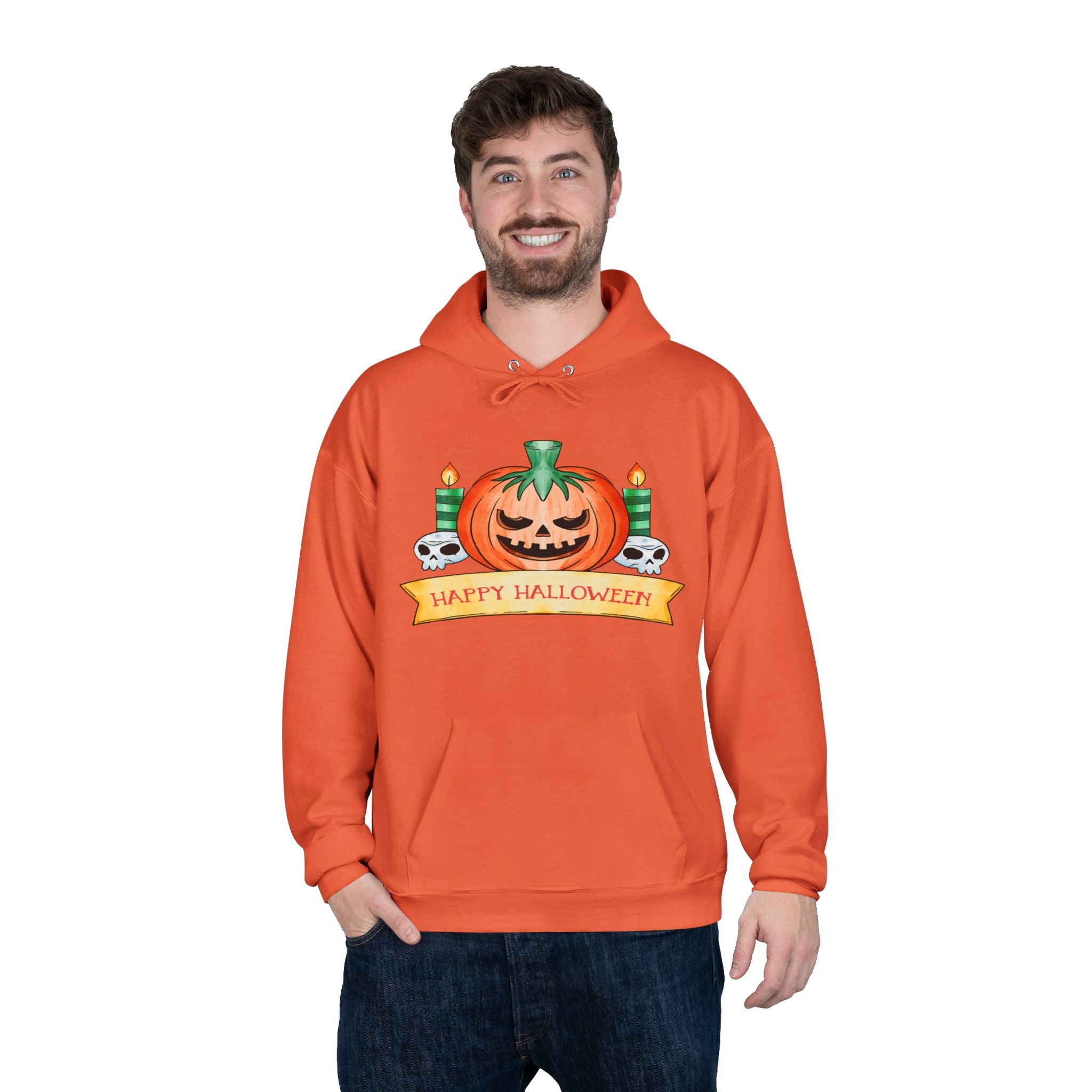 Halloween Pumpkin Hoodie, Cozy Eco-Friendly Sweater, Halloween Costume Sweatshirt, Fall Wardrobe Essential, Spooky Season Apparel, [...]