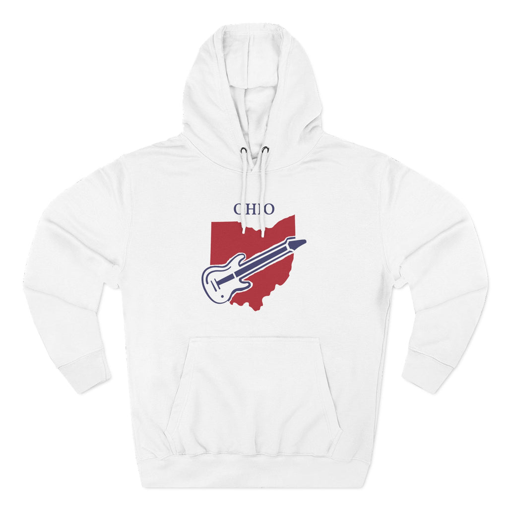 Ohio Pride Unisex White Hoodie for Winter Glamour
