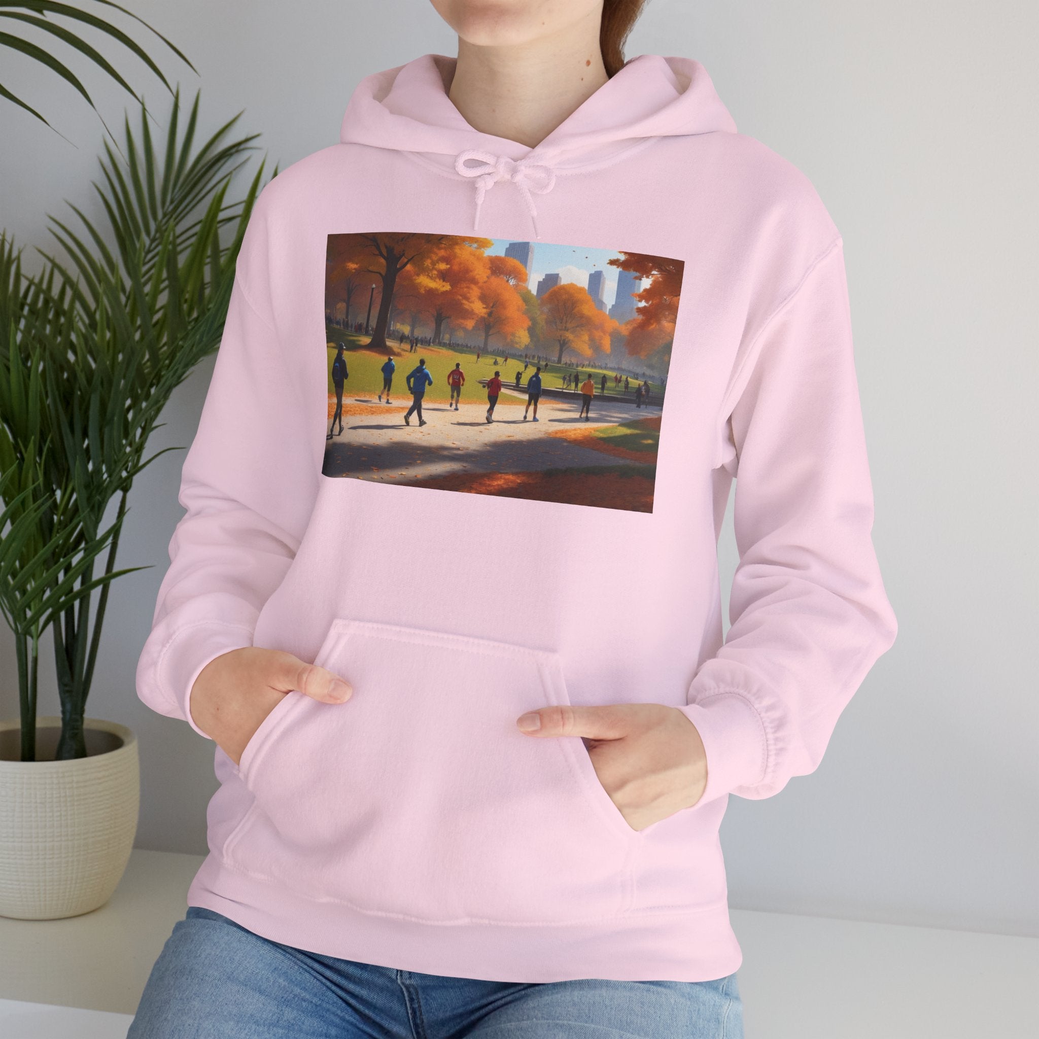 Autumn in Central Park Scene Hoodie