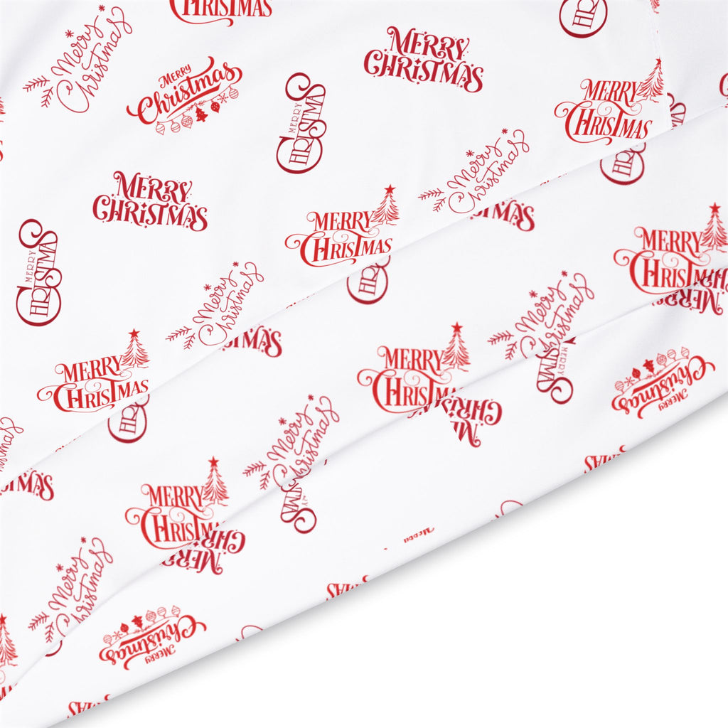 Merry Christmas Couples Hoodie - All-Over Print Cozy Pullover