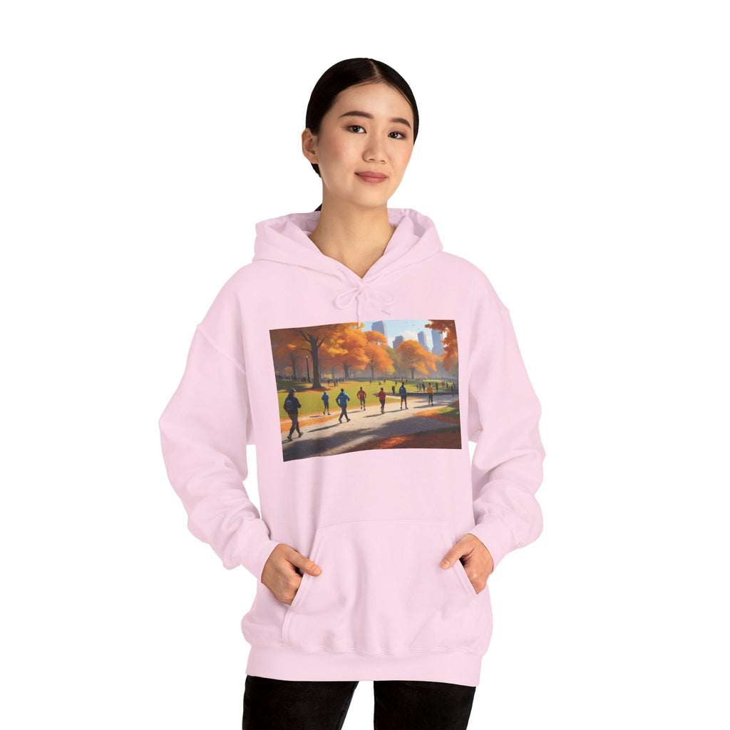 Autumn in Central Park Scene Hoodie