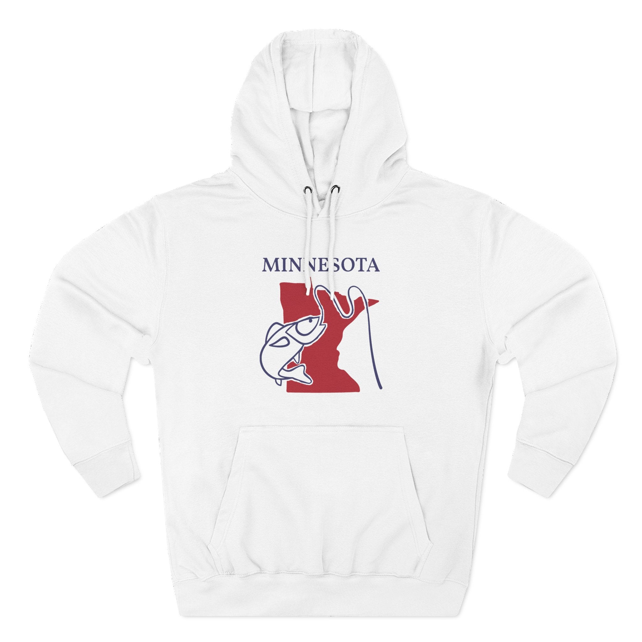 Minnesota Pride Unisex White Hoodie for Winter Glamour