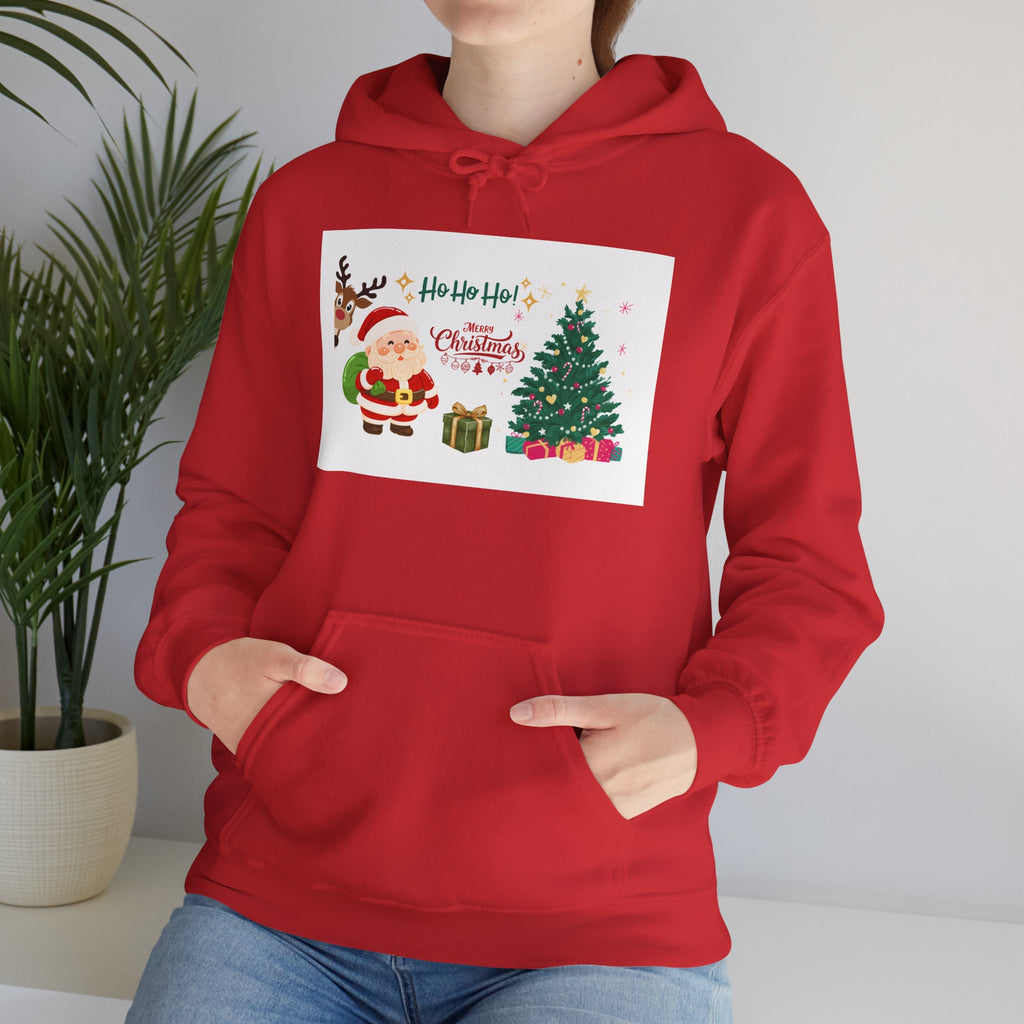 Festive Red Santa Hoodie for Christmas Celebrations